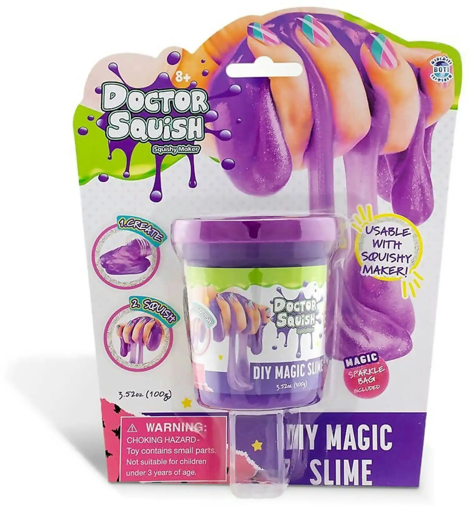 Doctor Squish Diy Magic Slime Purple