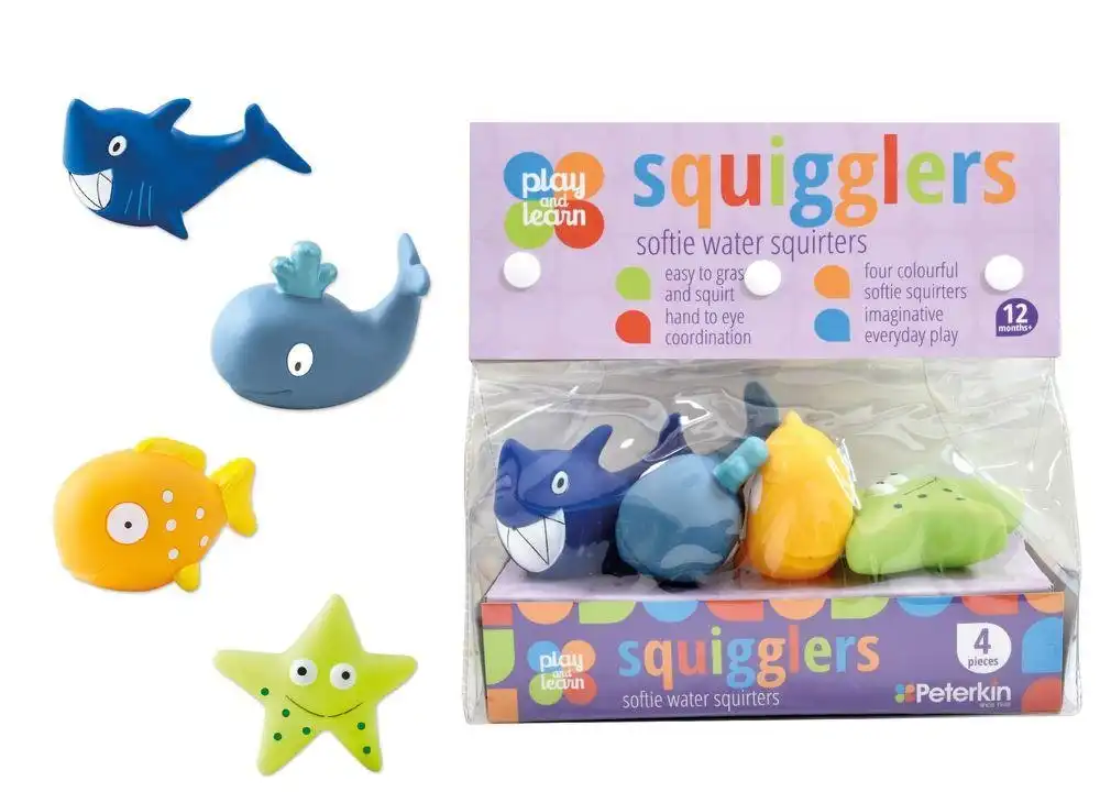 Play And Learn Squigglers Water Squirters Sea Creatures