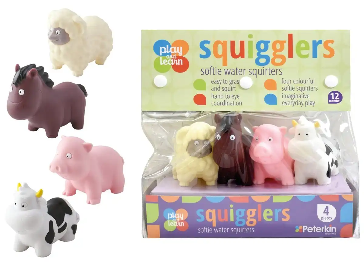 Play And Learn Farm Animals Watersquirters