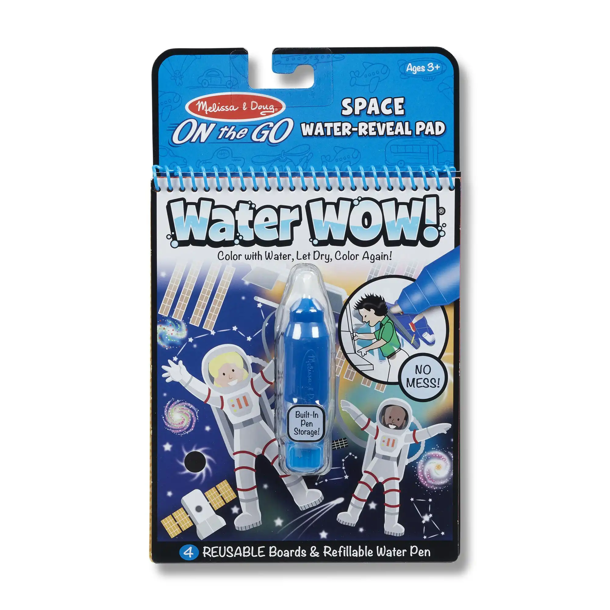 Melissa & Doug - Water Wow! Space Water-reveal Pad - On The Go Travel Activity