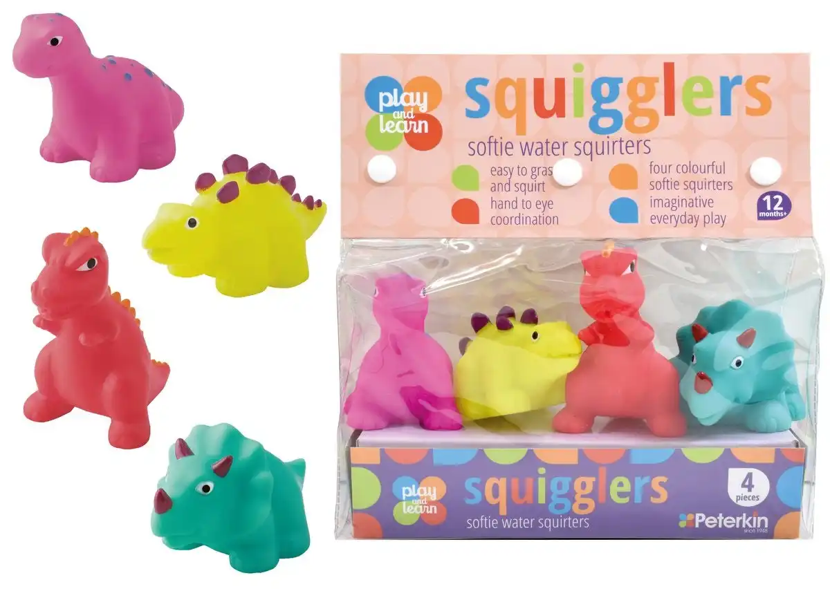 Play And Learn Dinosaur Water Squirters