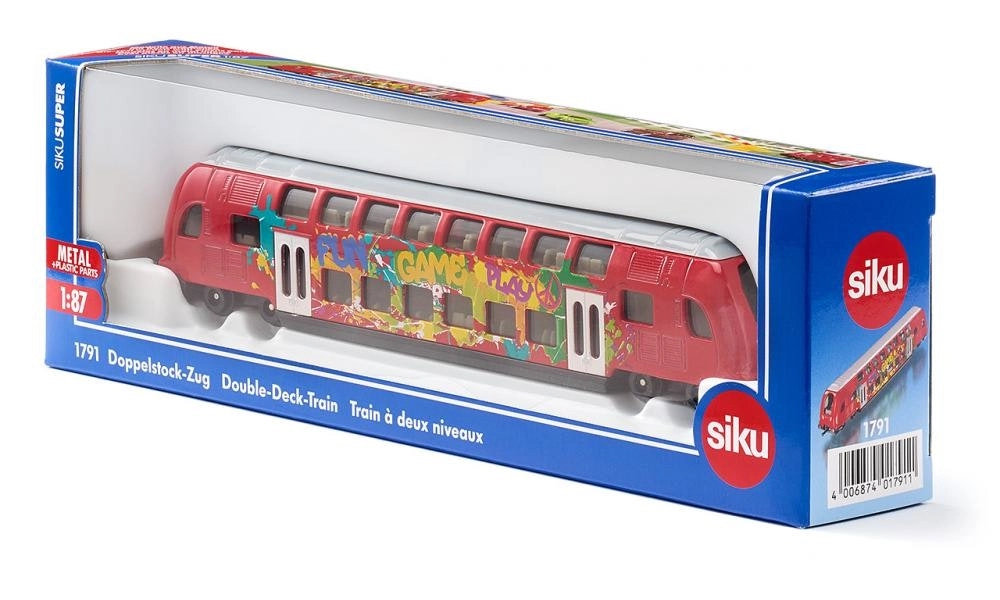 Siku - Double-deck Train Bus  Rail