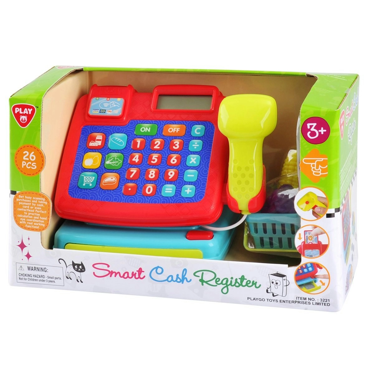 Battery Operated Smart Cash Register Playgo Toys Ent. Ltd