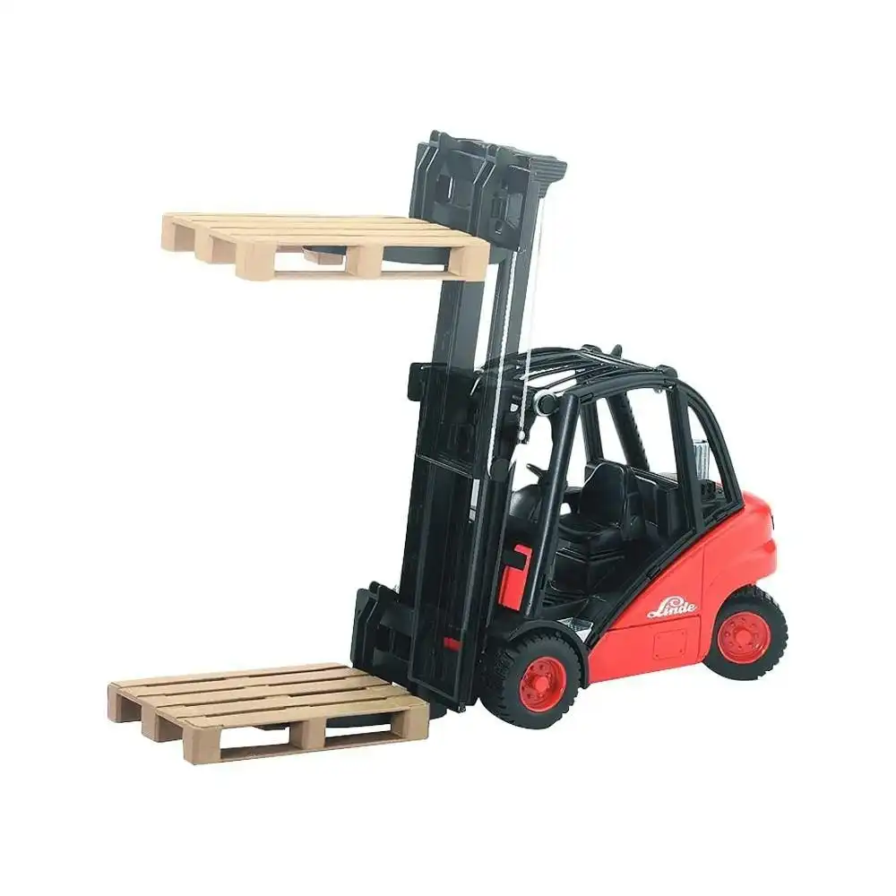 Bruder - Linde Fork Lift With 2 Pallets H30d