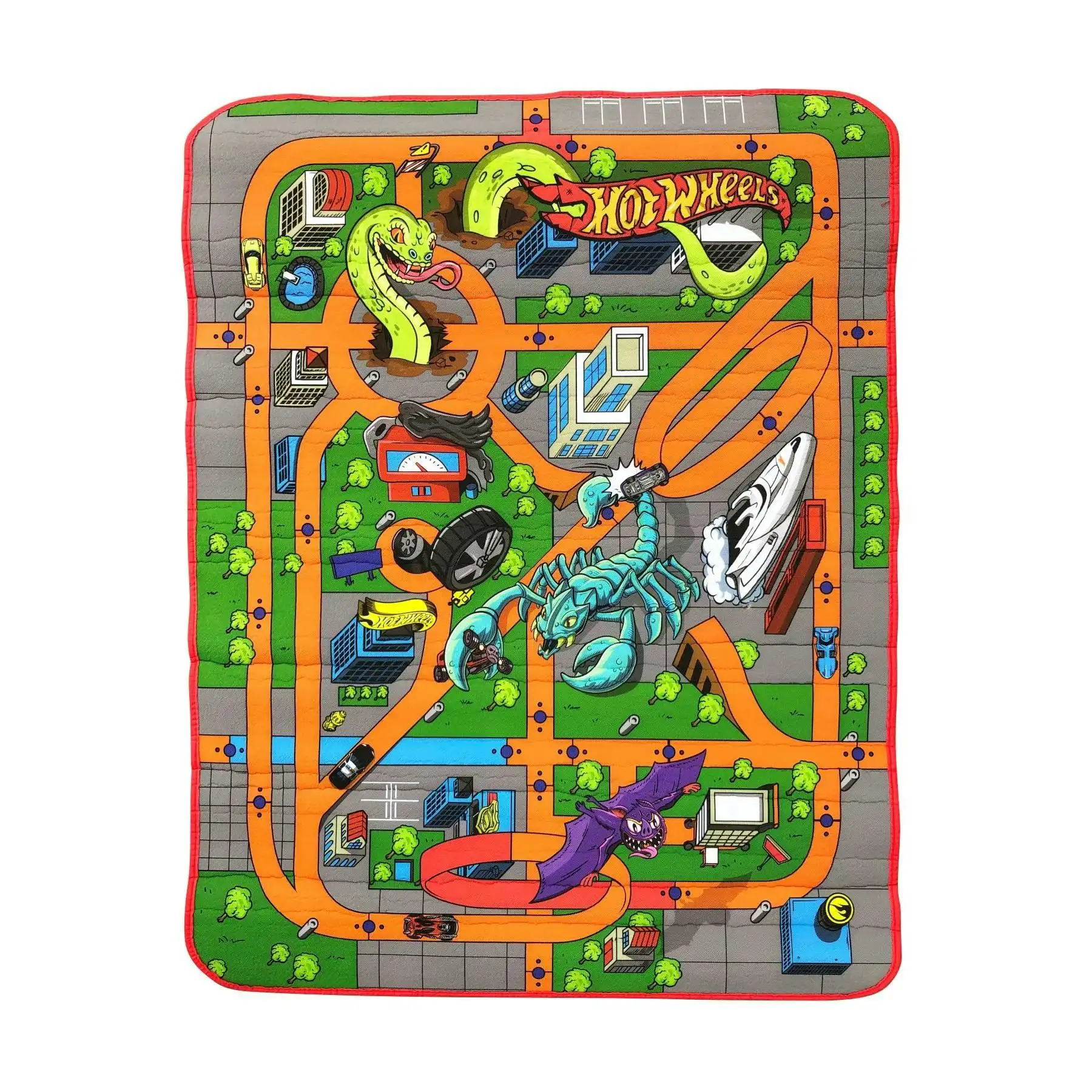 Hot Wheels® - Reversible Foam Playmat Large size 115 X 85cm