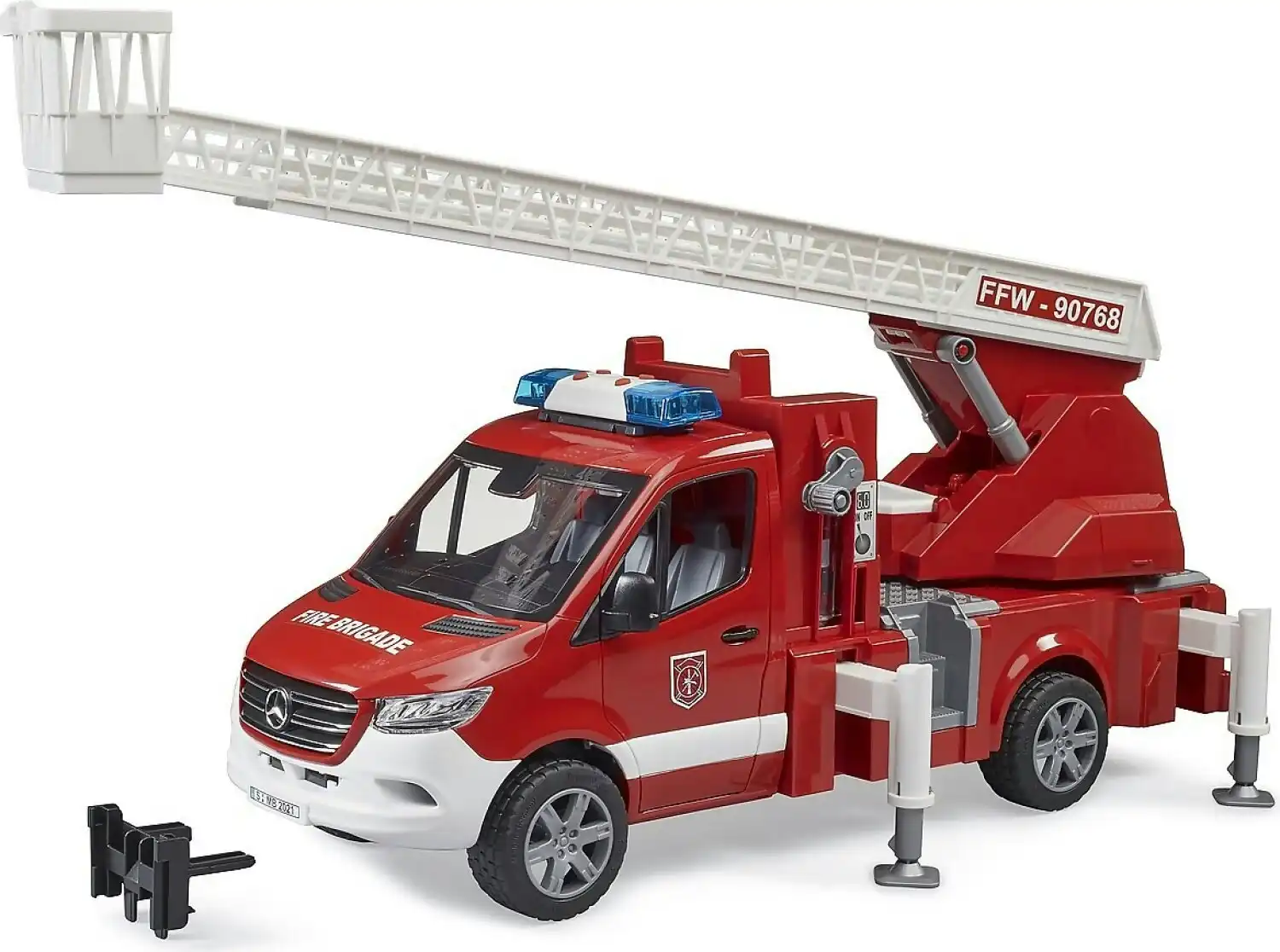 Bruder - Mercedes Benz Sprinter Fire Engine With Slewing Ladder And Water Pump 1:16 Scale