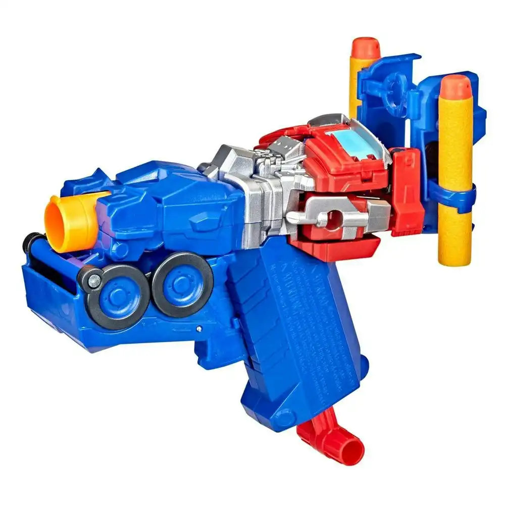 Nerf Transformers Rise Of The Beasts 2-in-1 Optimus Prime Blaster Hasbro