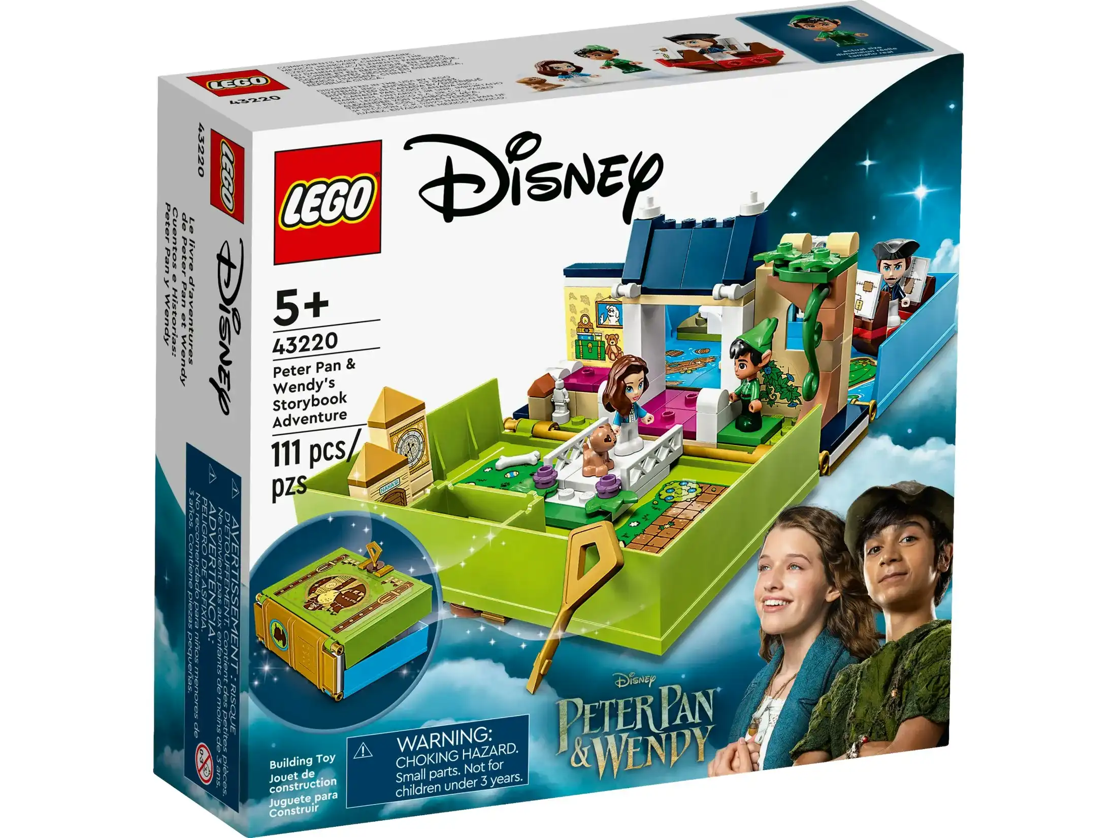 LEGO 43220 Peter Pan & Wendy's Storybook Adventure - Disney