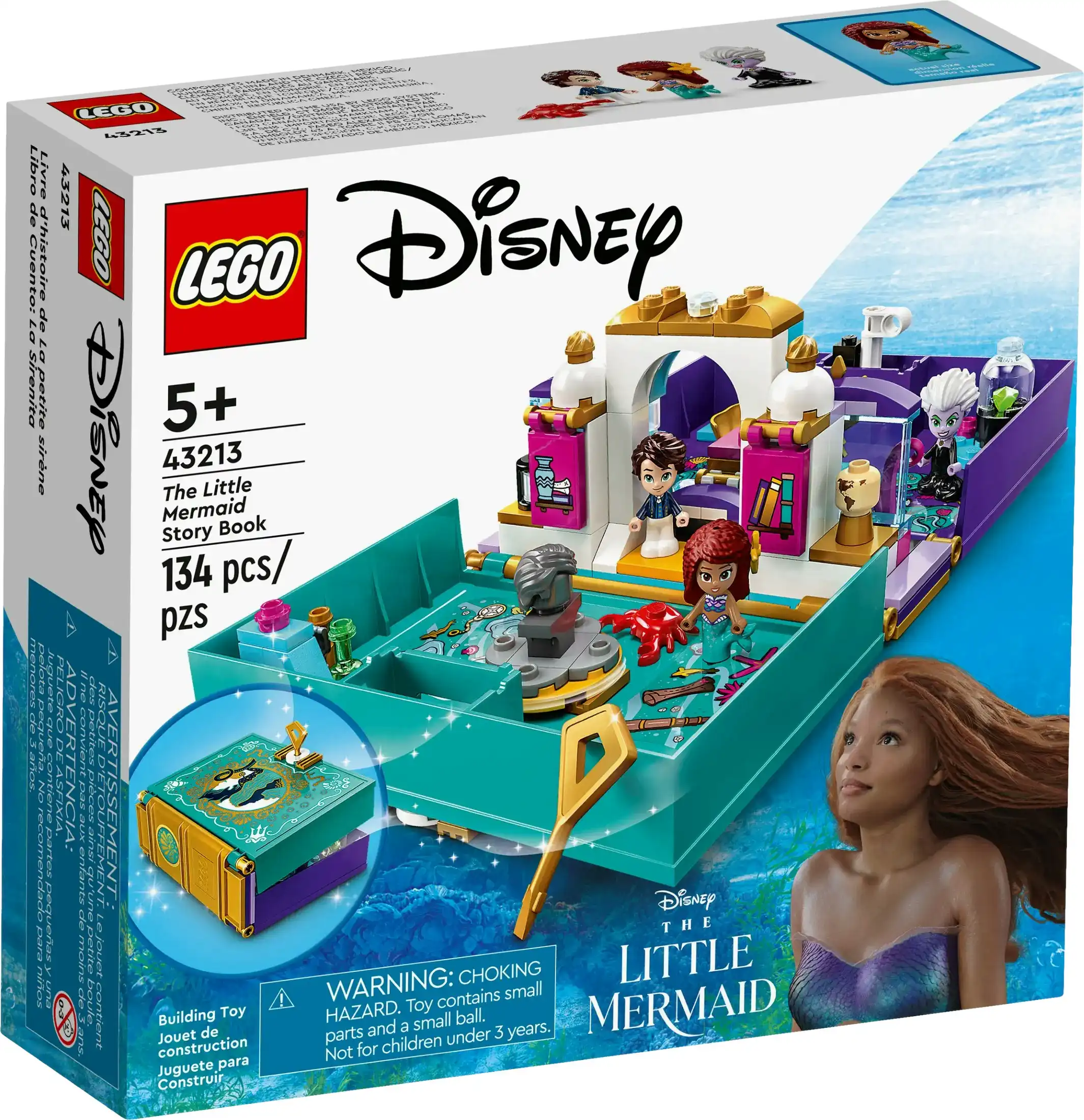 LEGO 43213 The Little Mermaid Story Book - Disney Princess