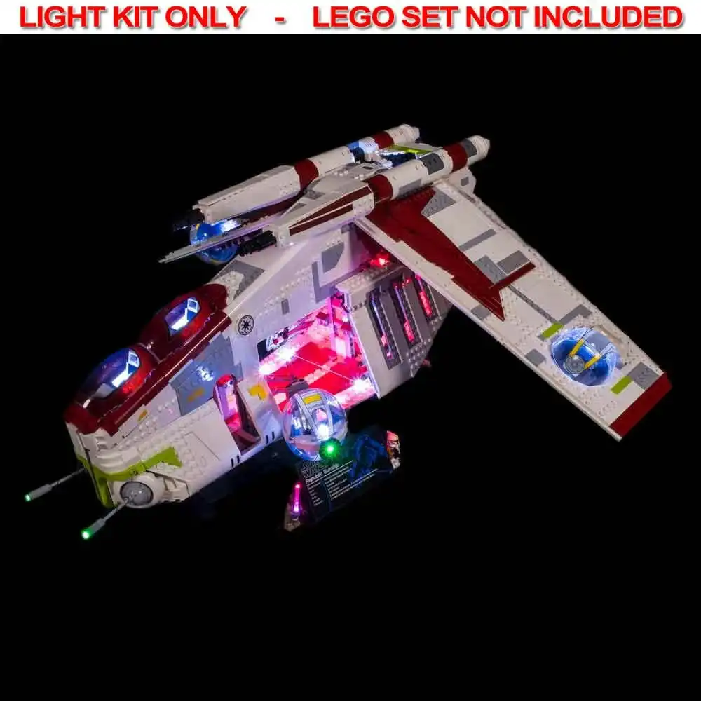 Light My Bricks - LIGHT KIT for LEGO Star Wars UCS Republic Gunship 75309
