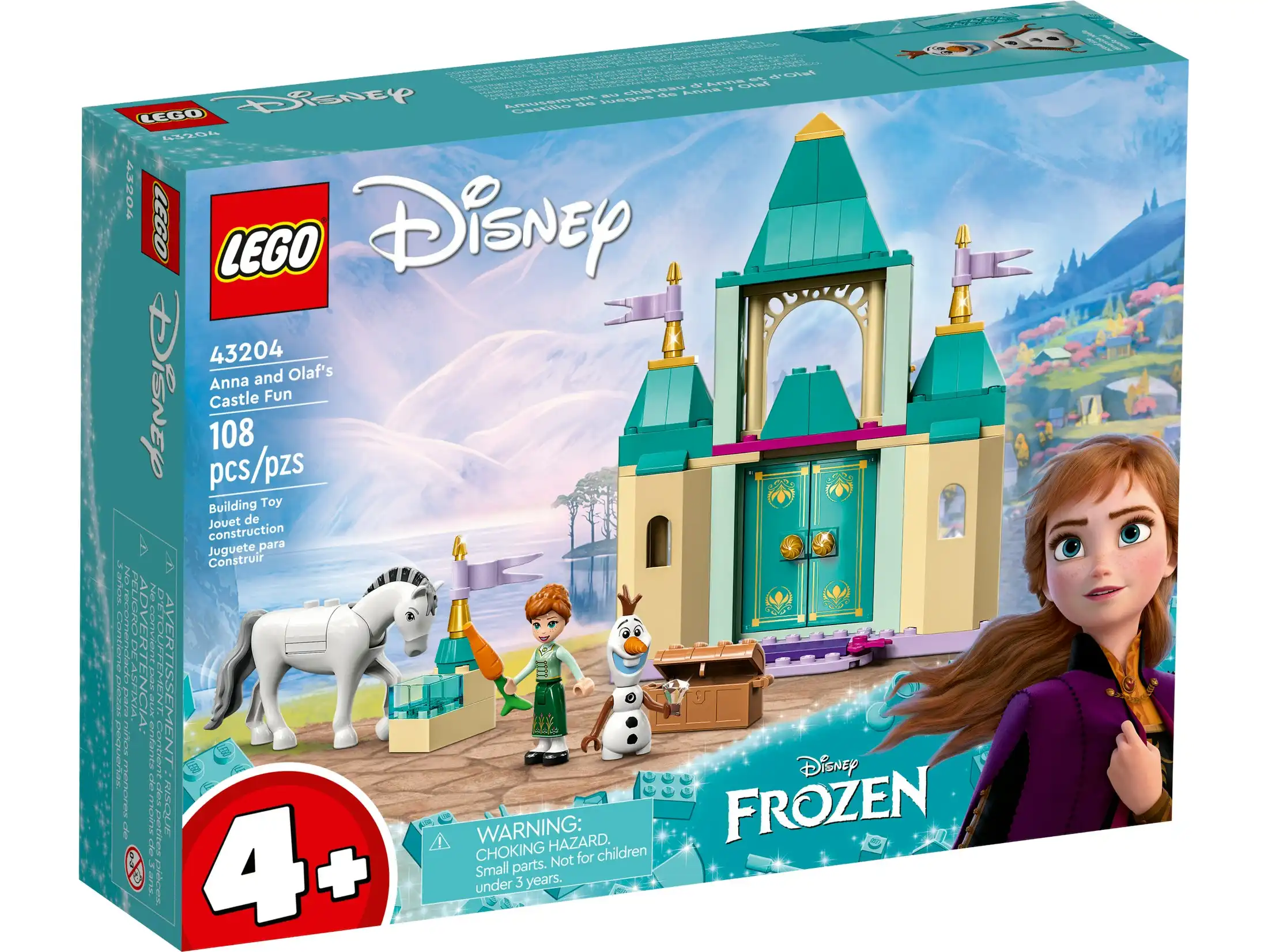 LEGO 43204 Anna and Olaf's Castle Fun - Disney Princess Frozen 4+
