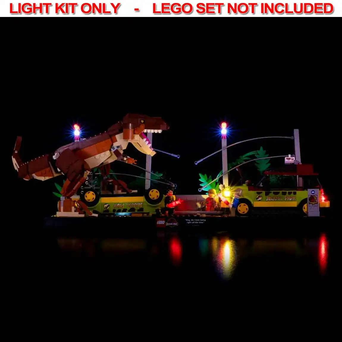 Light My Bricks - LIGHT KIT for LEGO T. Rex Breakout 76956 - Light My Bricks