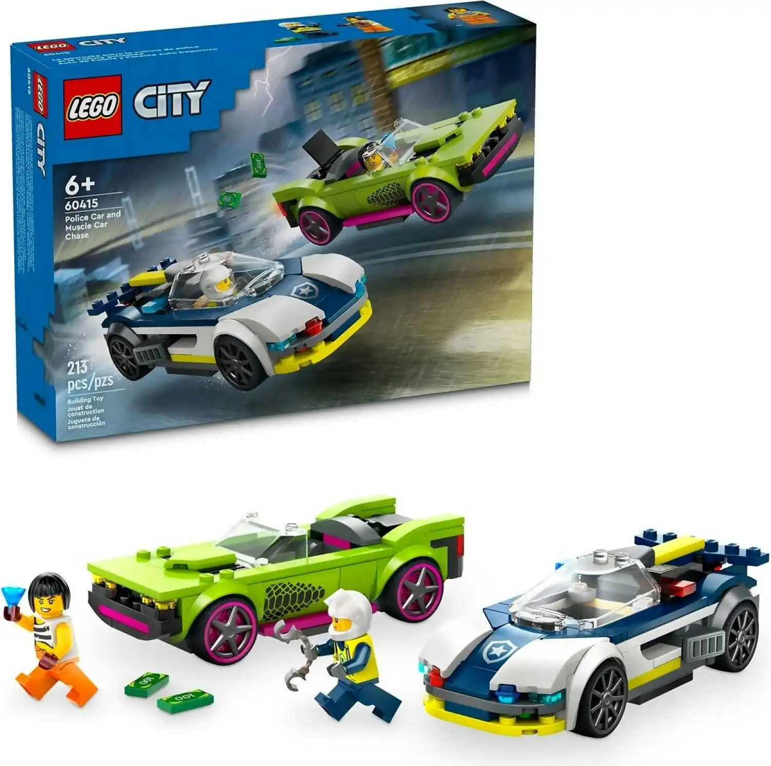 LEGO 60415 Police Car and Muscle Car Chase - City