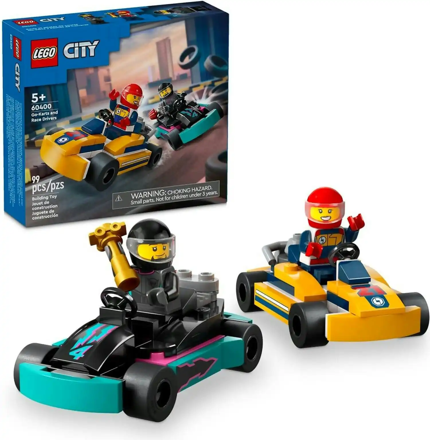 LEGO 60400 Go-Karts and Race Drivers - City