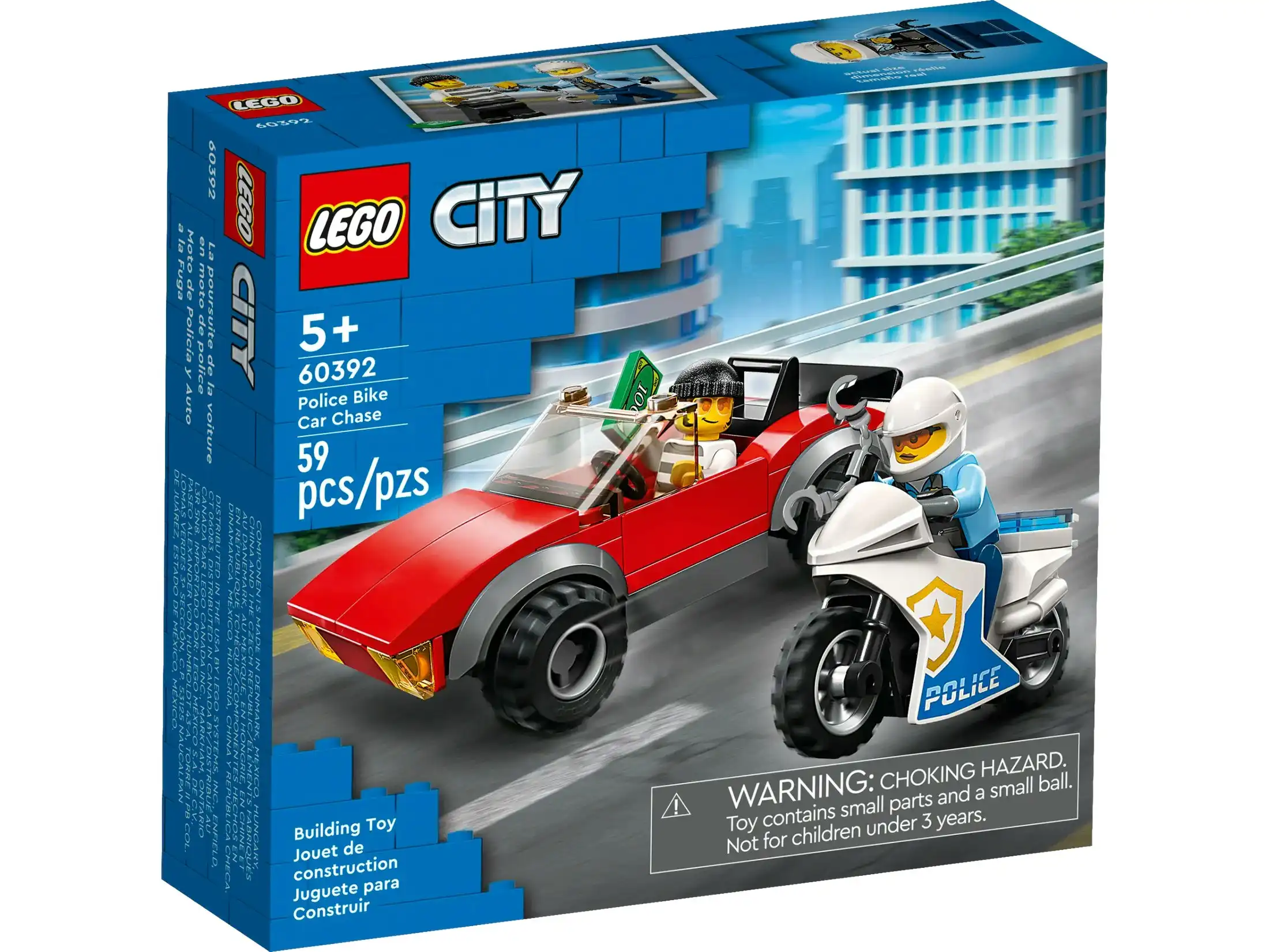 LEGO 60392 Police Bike Car Chase - City