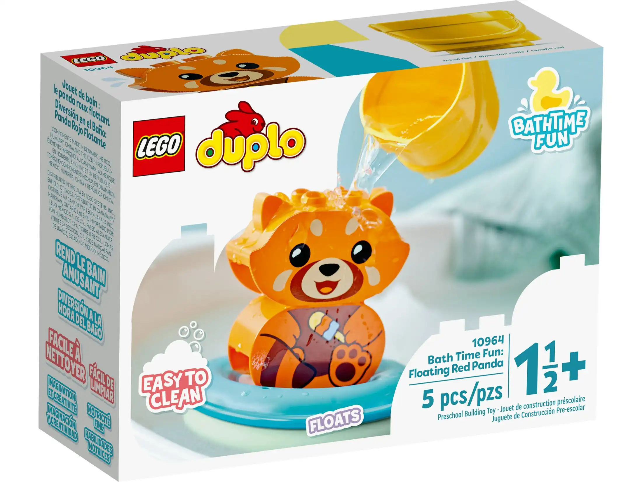 LEGO 10964 Bath Time Fun Floating Red Panda - DUPLO