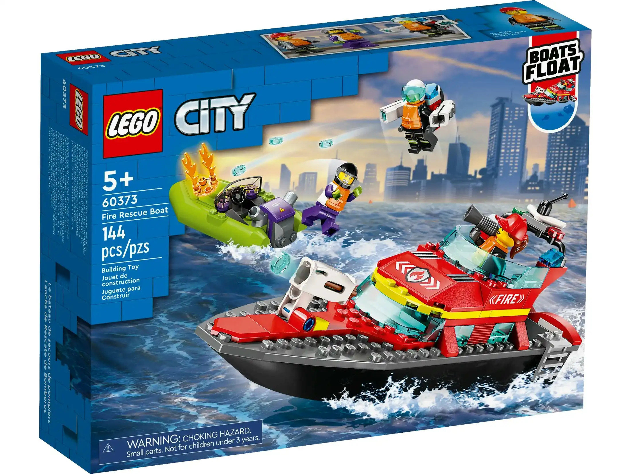 LEGO 60373 Fire Rescue Boat - City