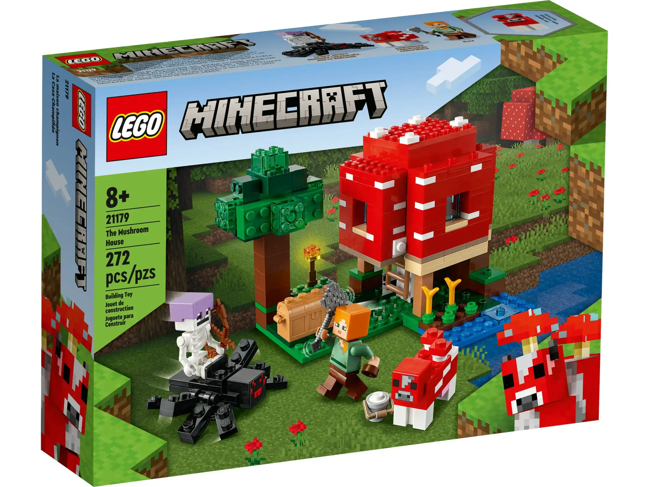 LEGO 21179 The Mushroom House - Minecraft
