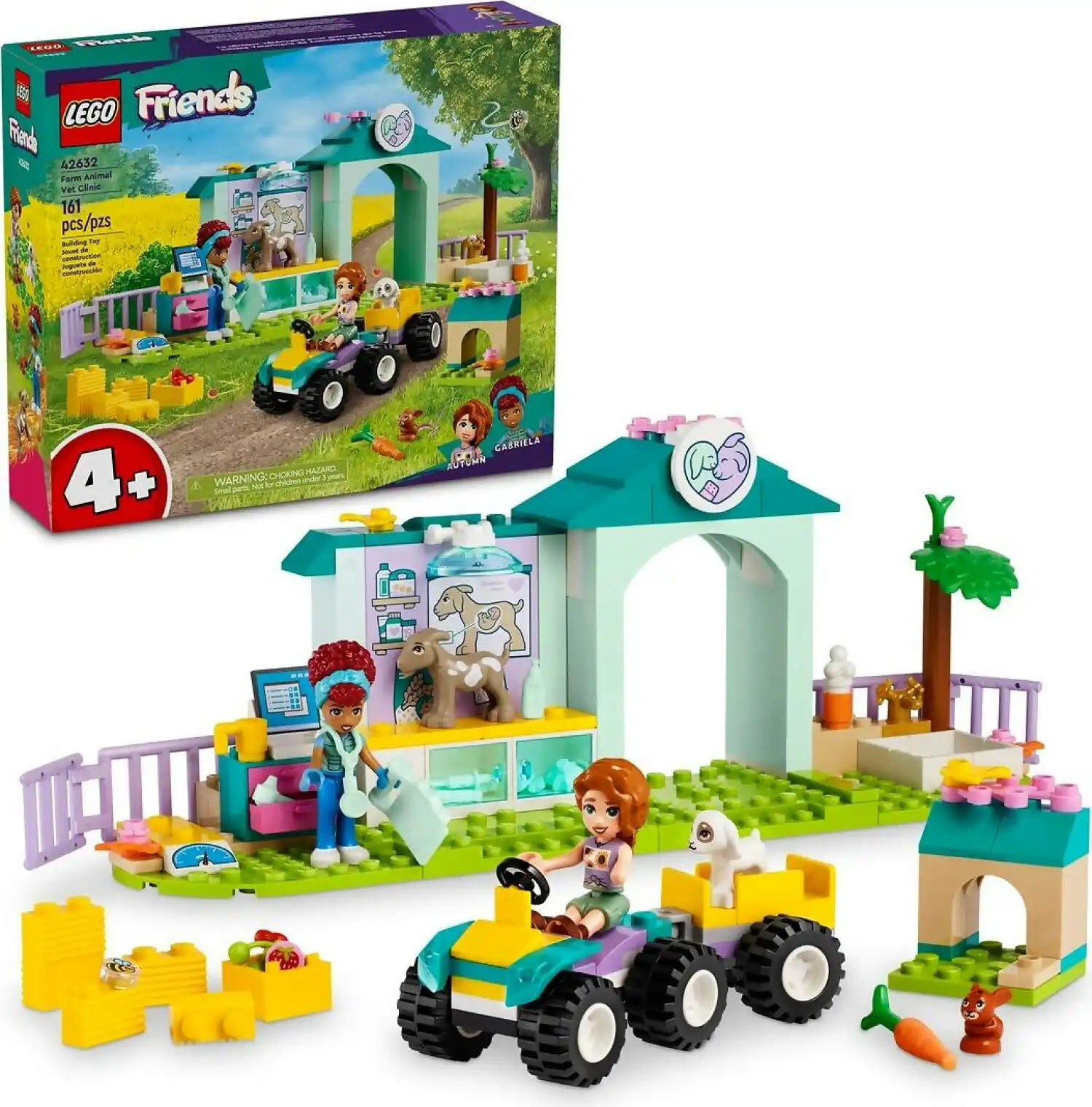 LEGO 42632 Farm Animal Vet Clinic - Friends 4+