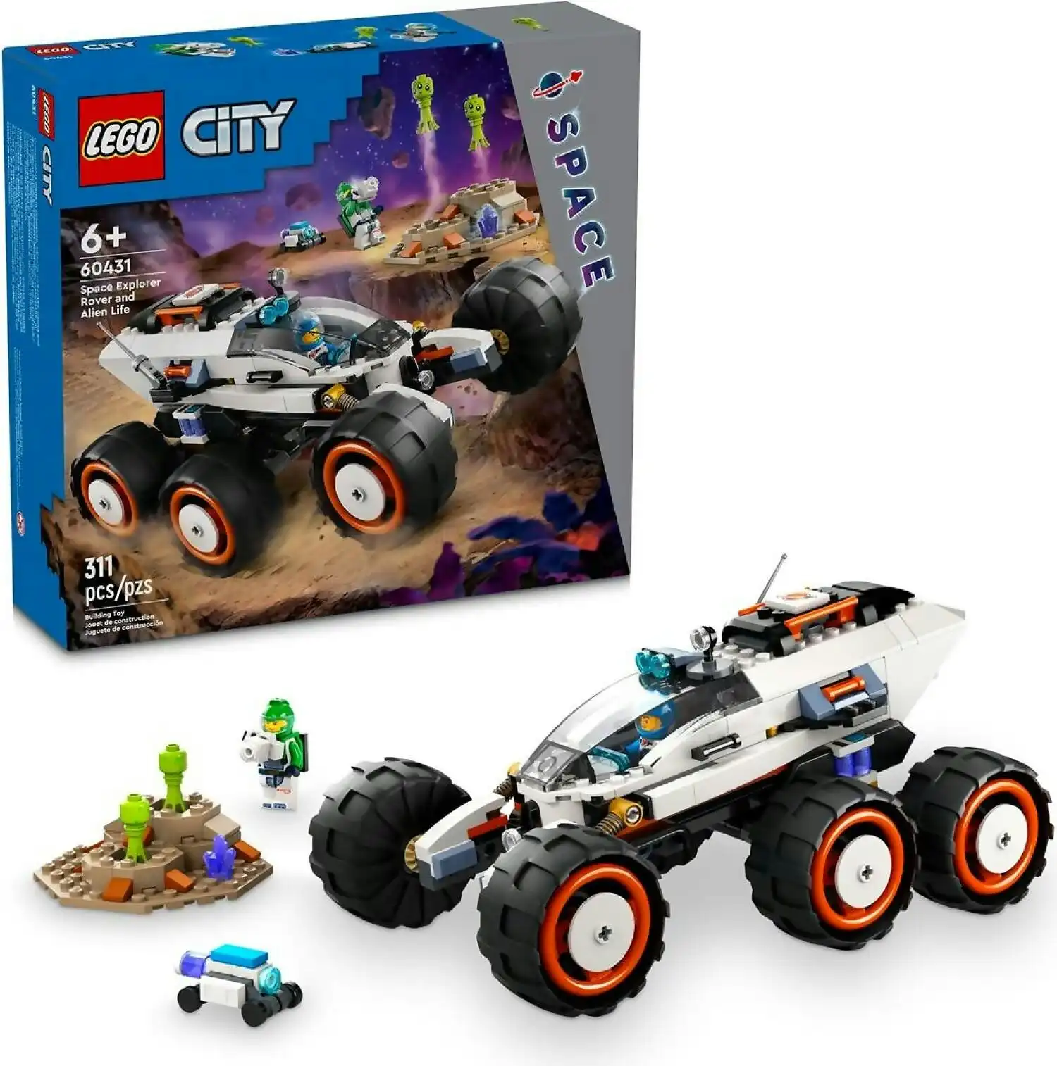 LEGO 60431 Space Explorer Rover and Alien Life - City