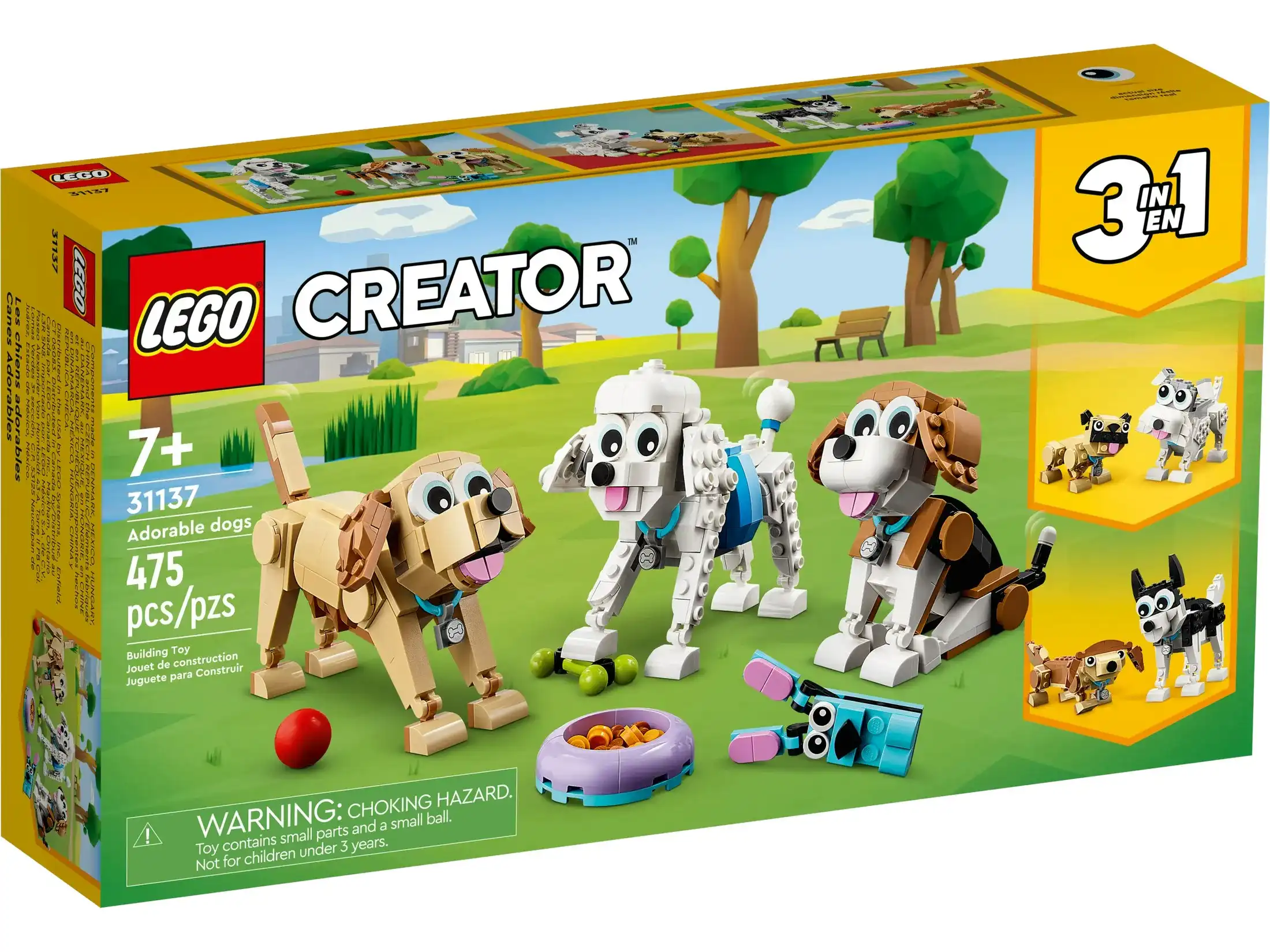 LEGO 31137 Adorable Dogs - Creator 3in1