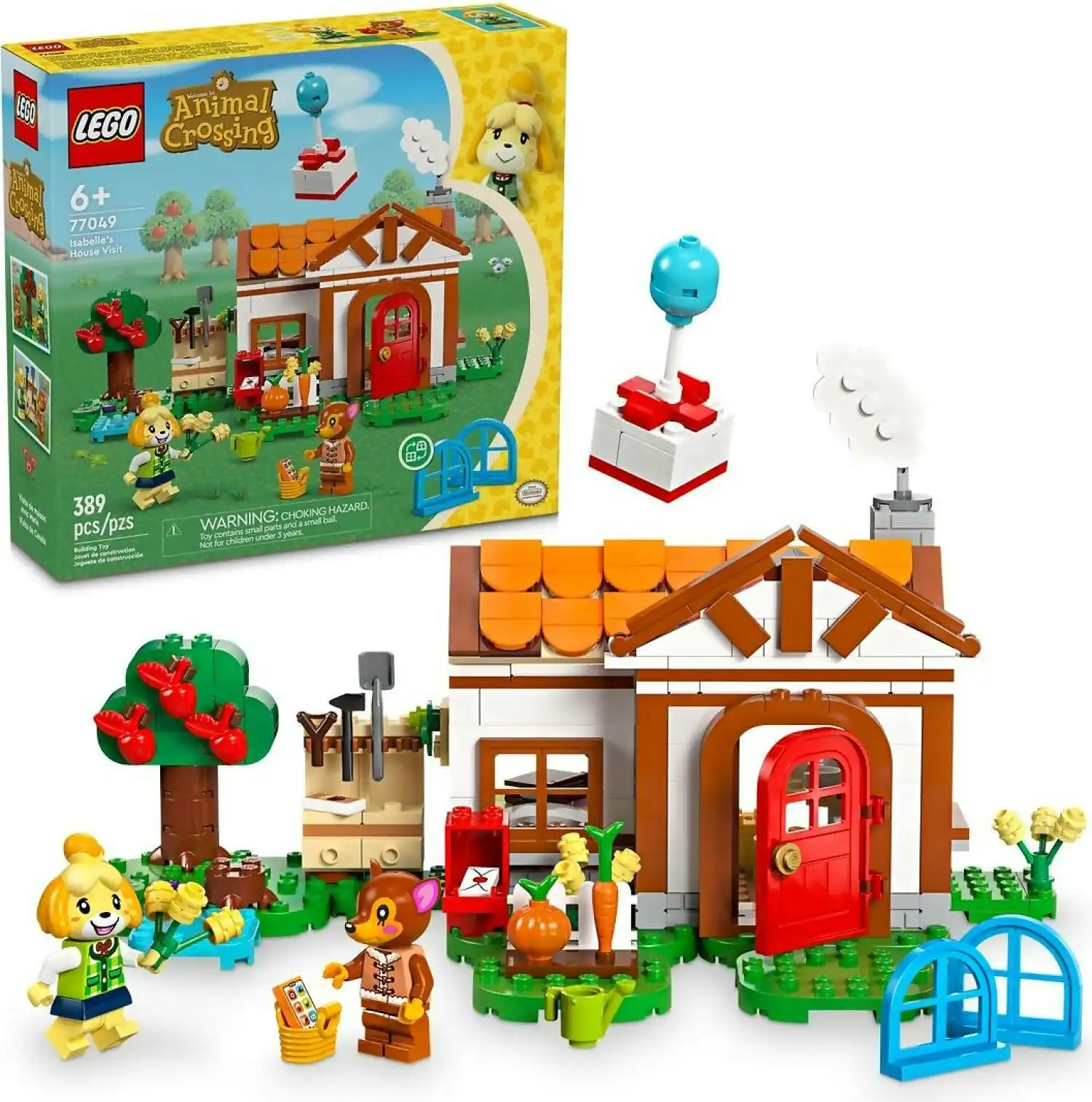 LEGO 77049 Isabelle's House Visit - Animal Crossing
