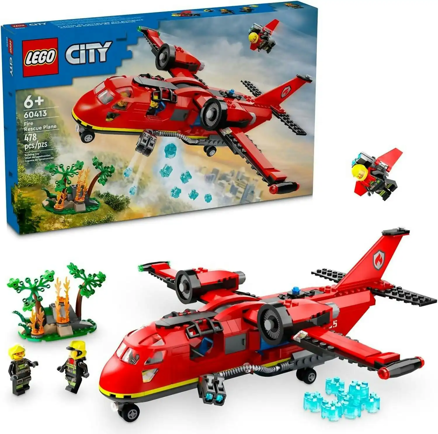 LEGO 60413 Fire Rescue Plane - City
