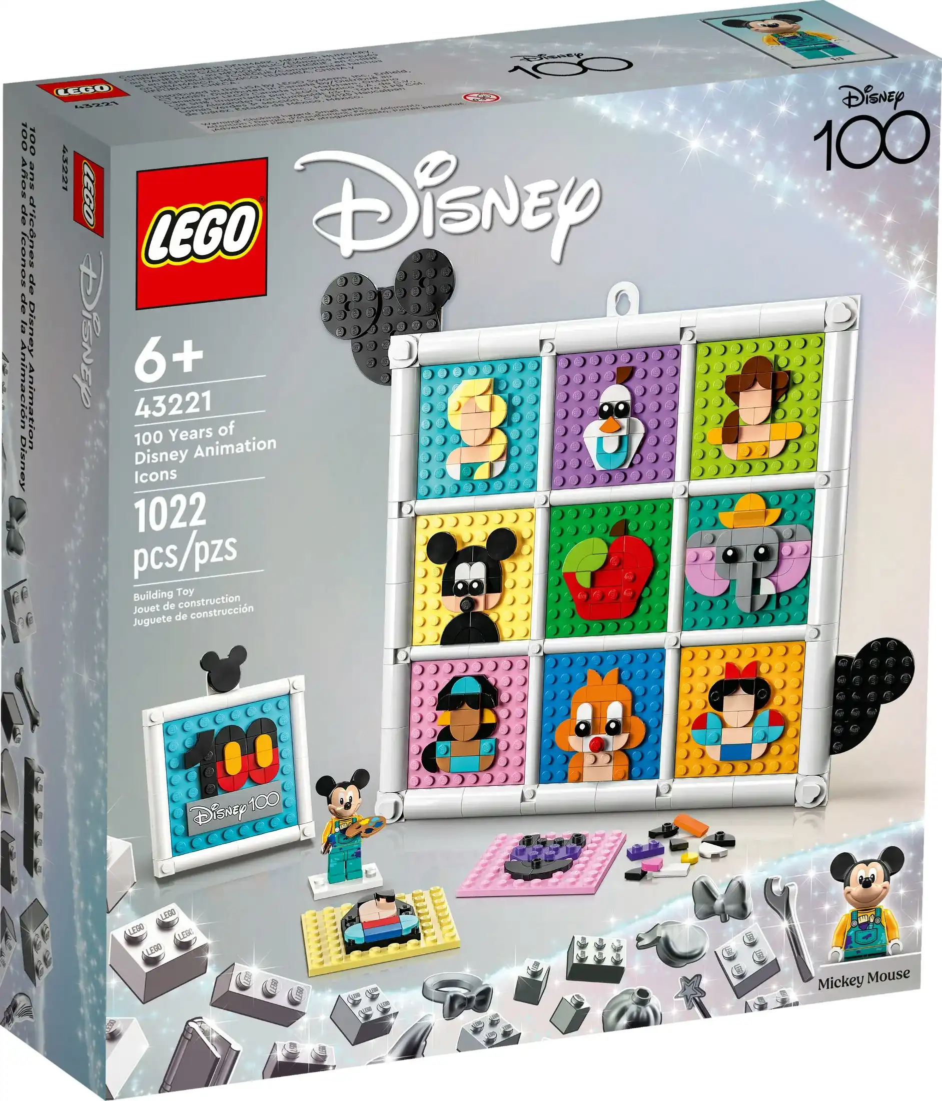 LEGO 43221 100 Years of Disney Animation Icons - Disney