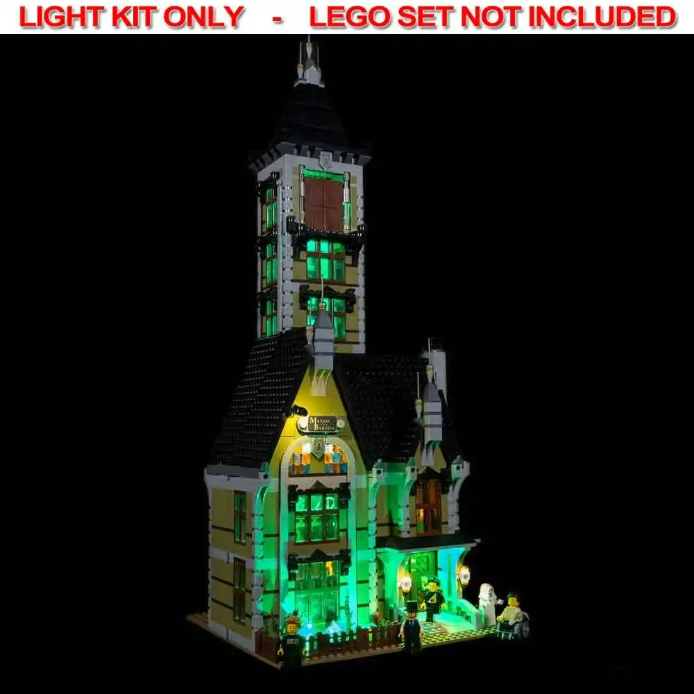 Light My Bricks - LIGHT KIT for LEGO Haunted House 10273