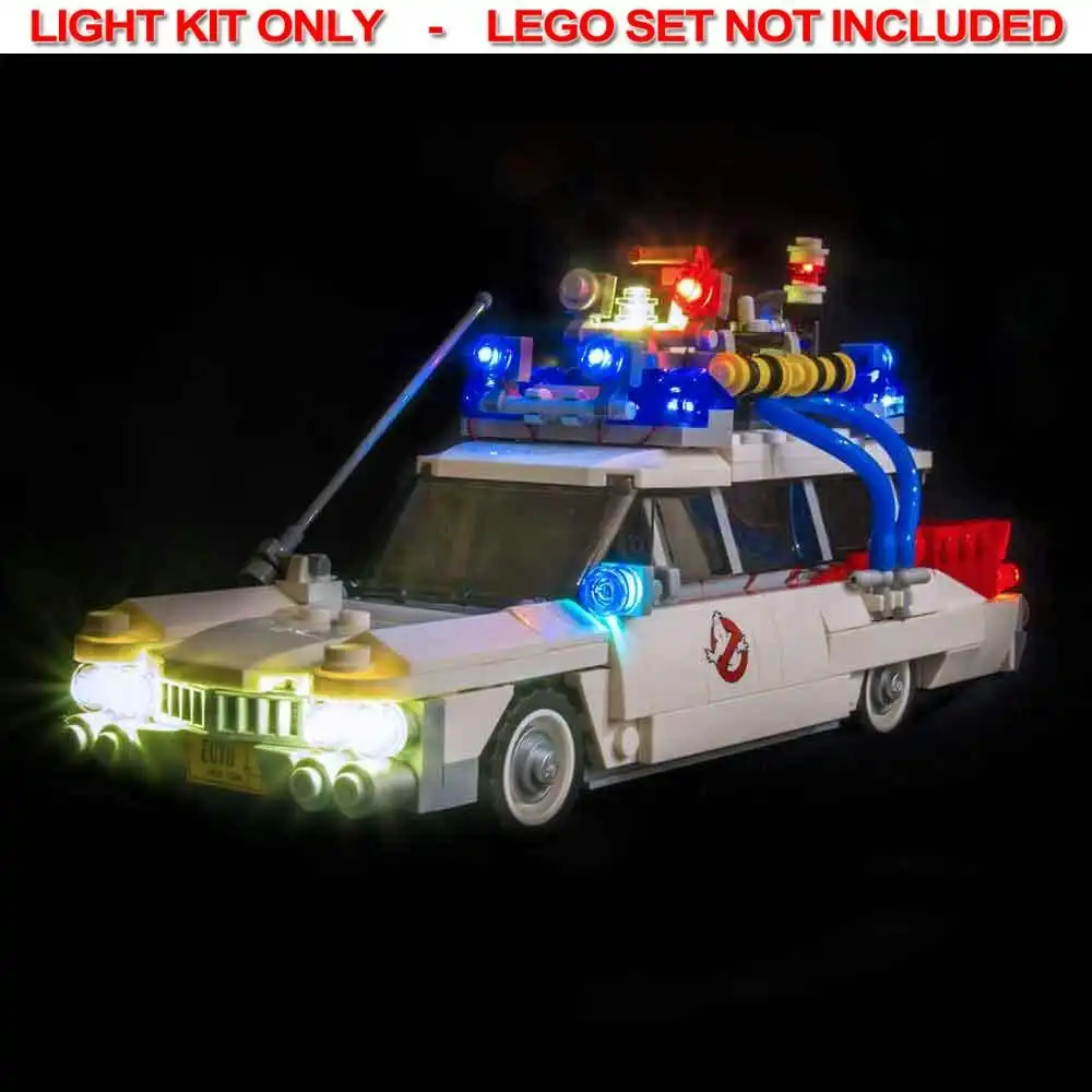 Light My Bricks - LIGHT KIT for LEGO Ghostbusters Ecto-1 10274 Light Kit