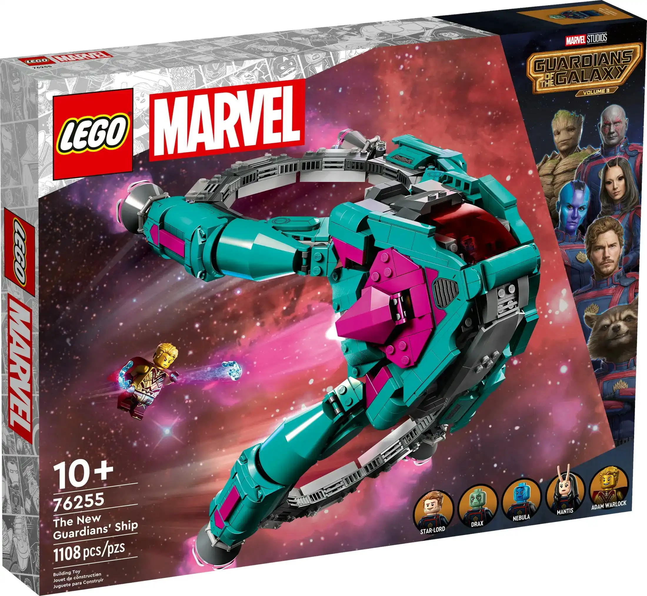 LEGO 76255 The New Guardians' Ship - Super Heroes Marvel Guardians of the Galaxy Volume 3