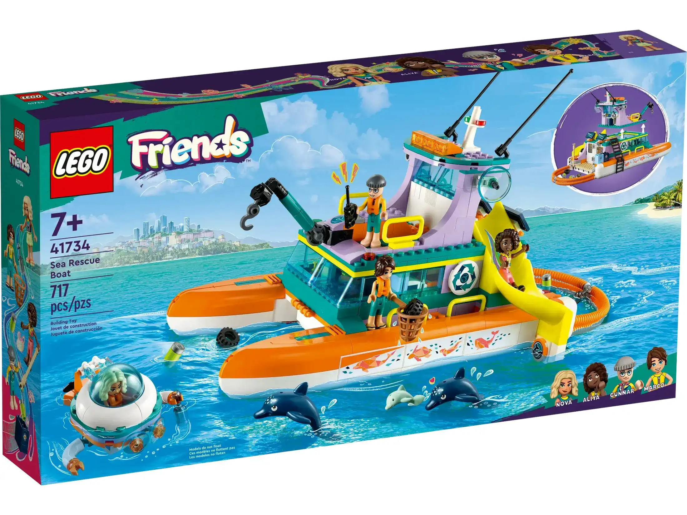 LEGO 41734 Sea Rescue Boat - Friends