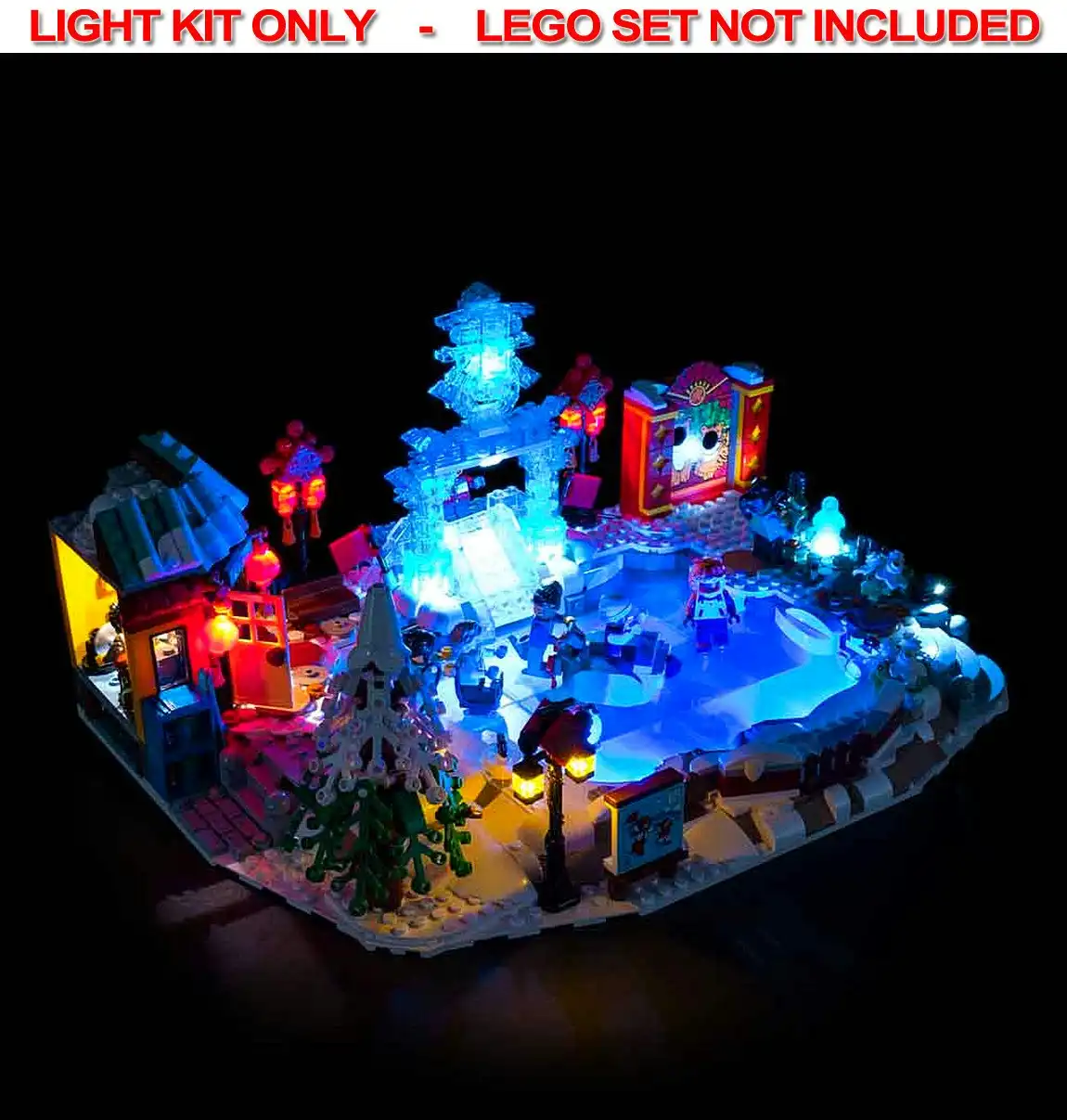 Light My Bricks - LIGHT KIT for LEGO Luna New Year Ice Festival 80109