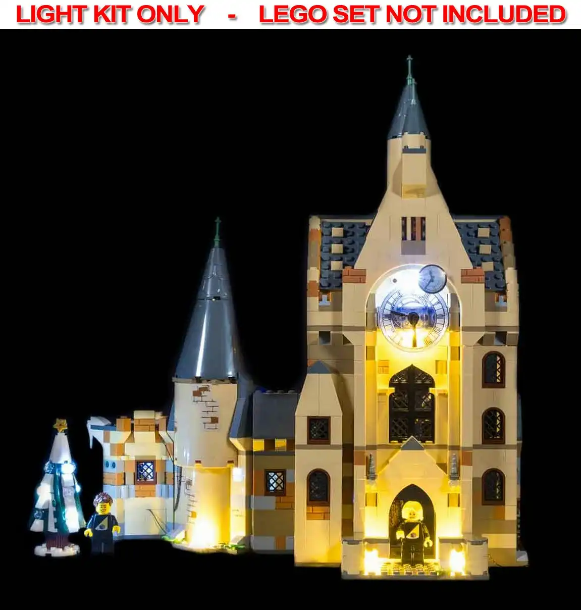 Light My Bricks - LIGHT KIT for LEGO Hogwarts Clock Tower 75948