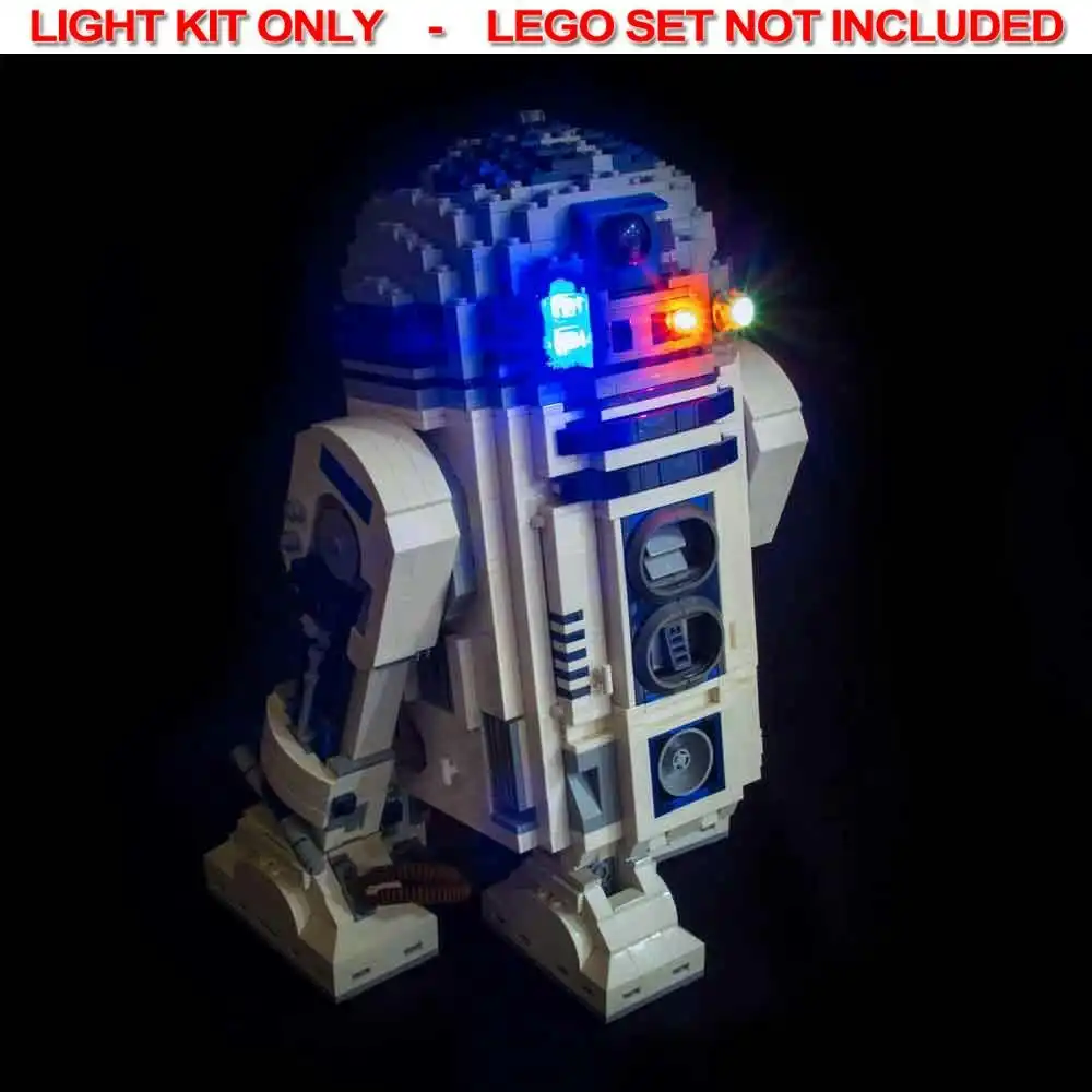 Light My Bricks - LIGHT KIT for LEGO R2-D2 10225 Light Kit Only
