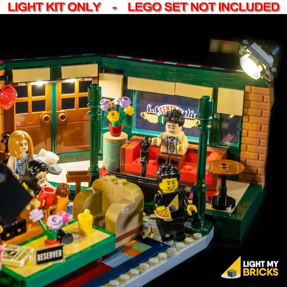 Light My Bricks - LIGHT KIT for LEGO Friends Central Perk 21319