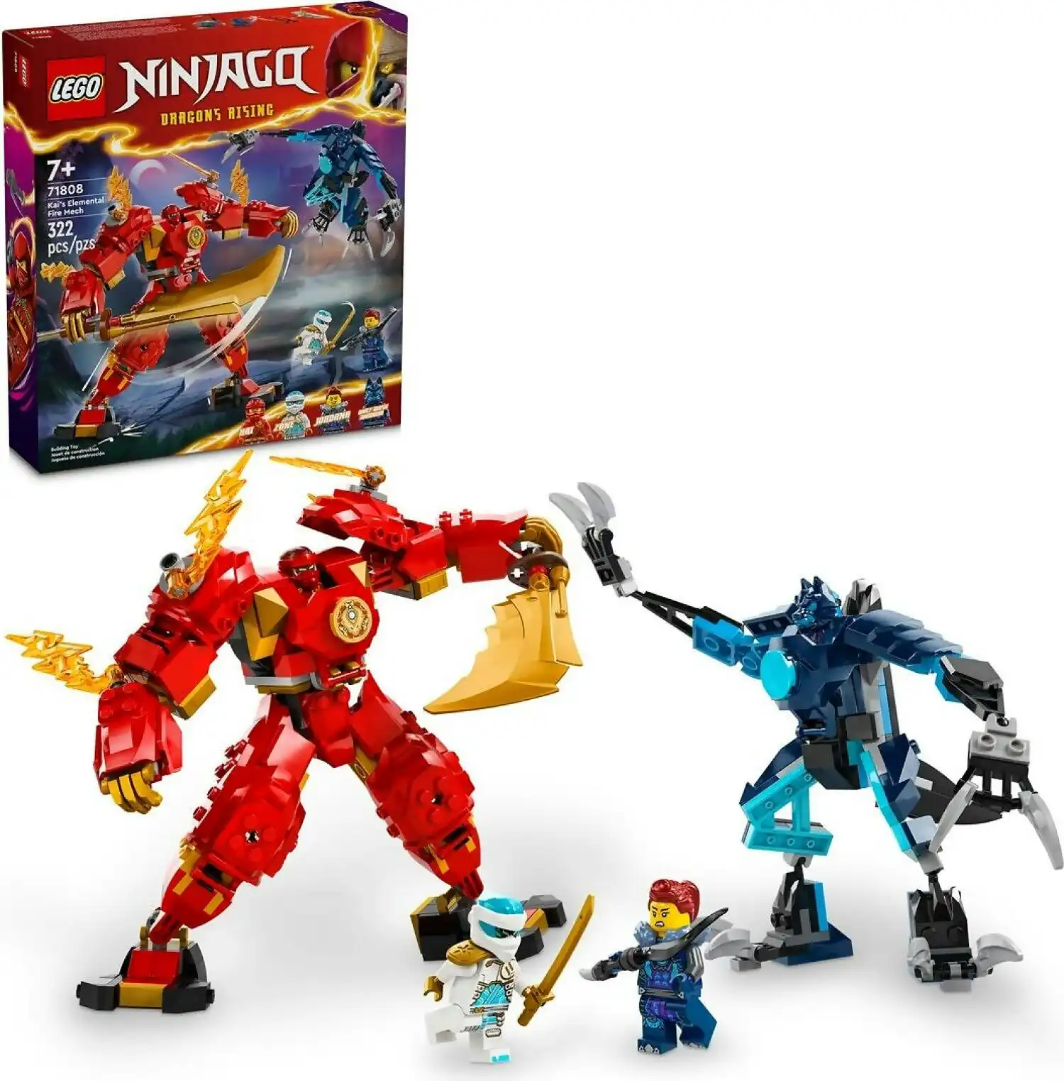 LEGO 71808 Kai's Elemental Fire Mech - Ninjago