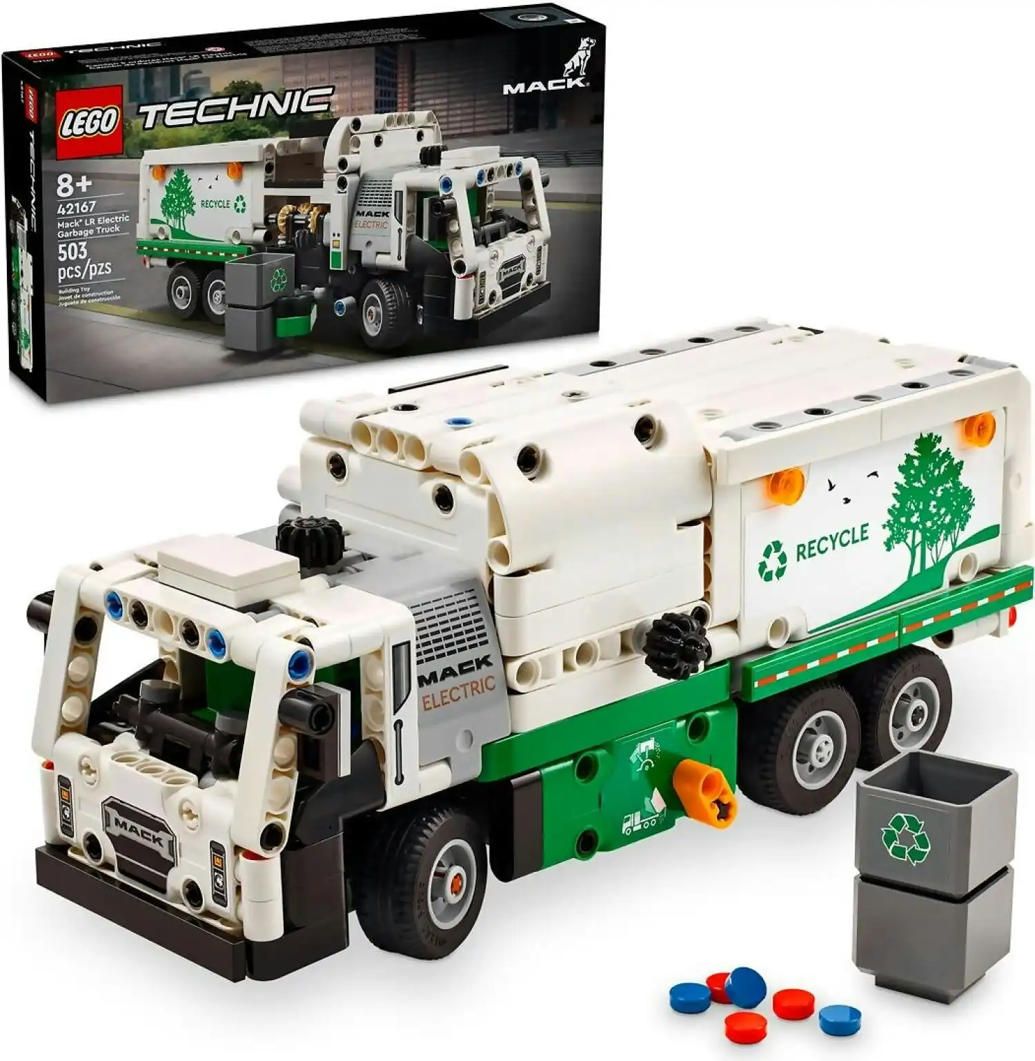 LEGO 42167 Mack LR Electric Garbage Truck - Technic