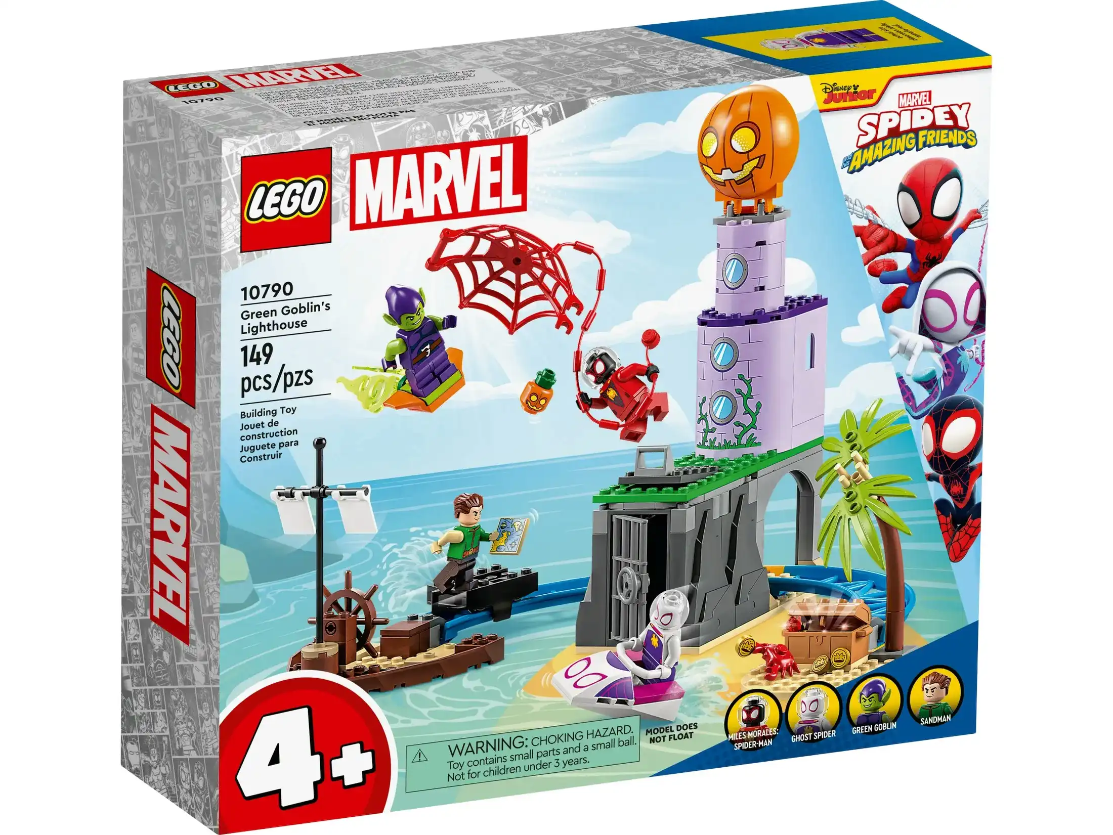 LEGO 10790 Team Spidey at Green Goblin's Lighthouse - Marvel Spidey Super Heroes 4+