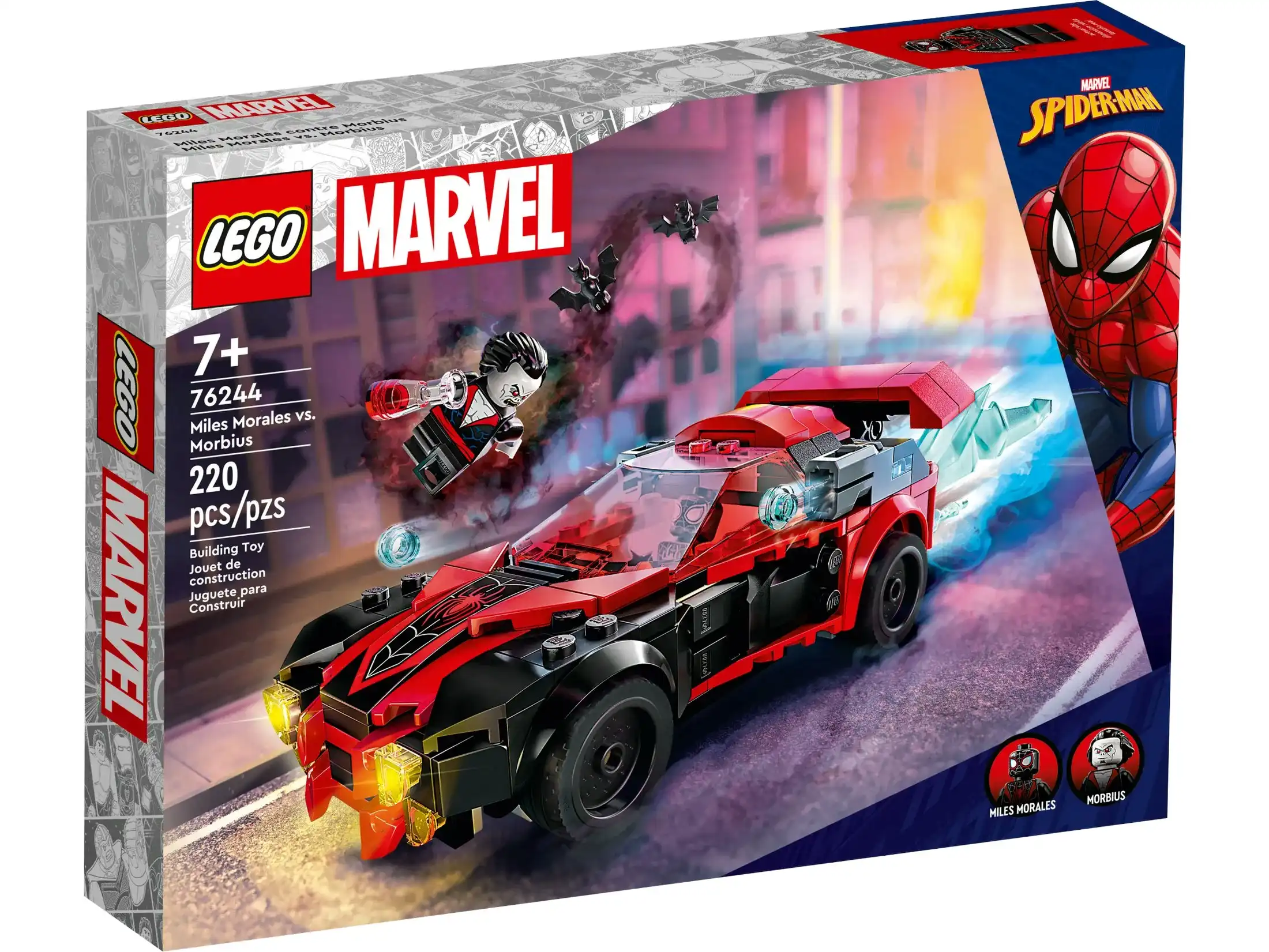 LEGO 76244 Miles Morales Vs Morbius - Marvel Super Heroes
