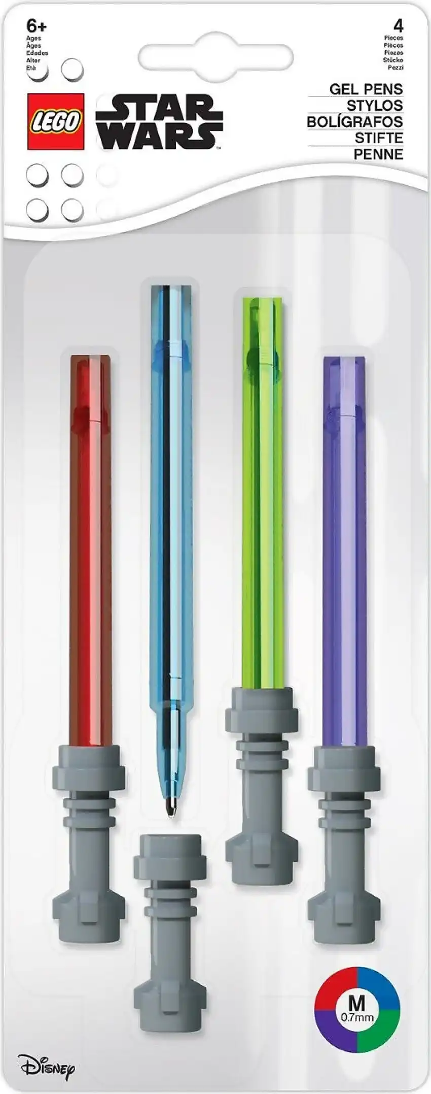 LEGO Star Wars Lightsaber Gel Pen Set 4