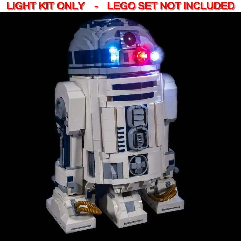Light My Bricks - LIGHT KIT for LEGO R2-D2 75308 Light and Sound Kit