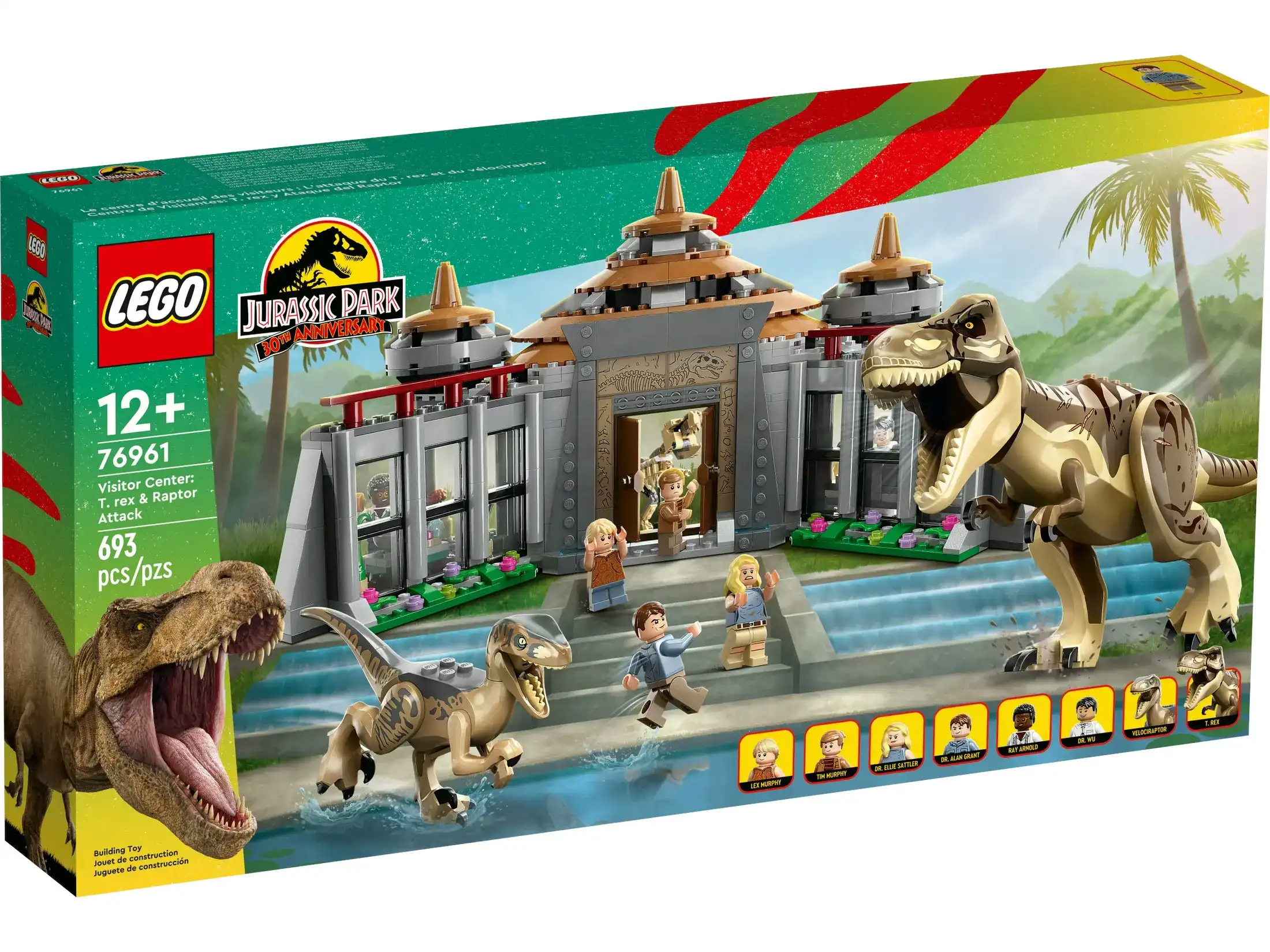 LEGO 76961 Visitor Center: T. rex & Raptor Attack - Jurassic World