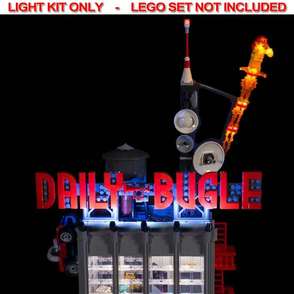 Light My Bricks - LIGHT KIT for LEGO Daily Bugle 76178