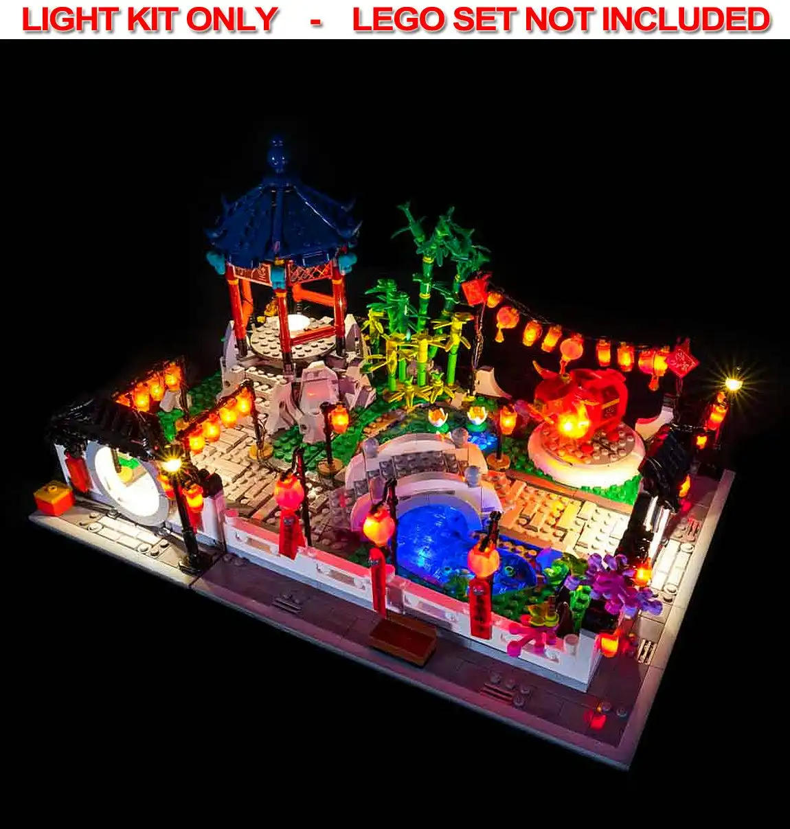 Light My Bricks - LIGHT KIT for LEGO Spring Lantern Festival 80107