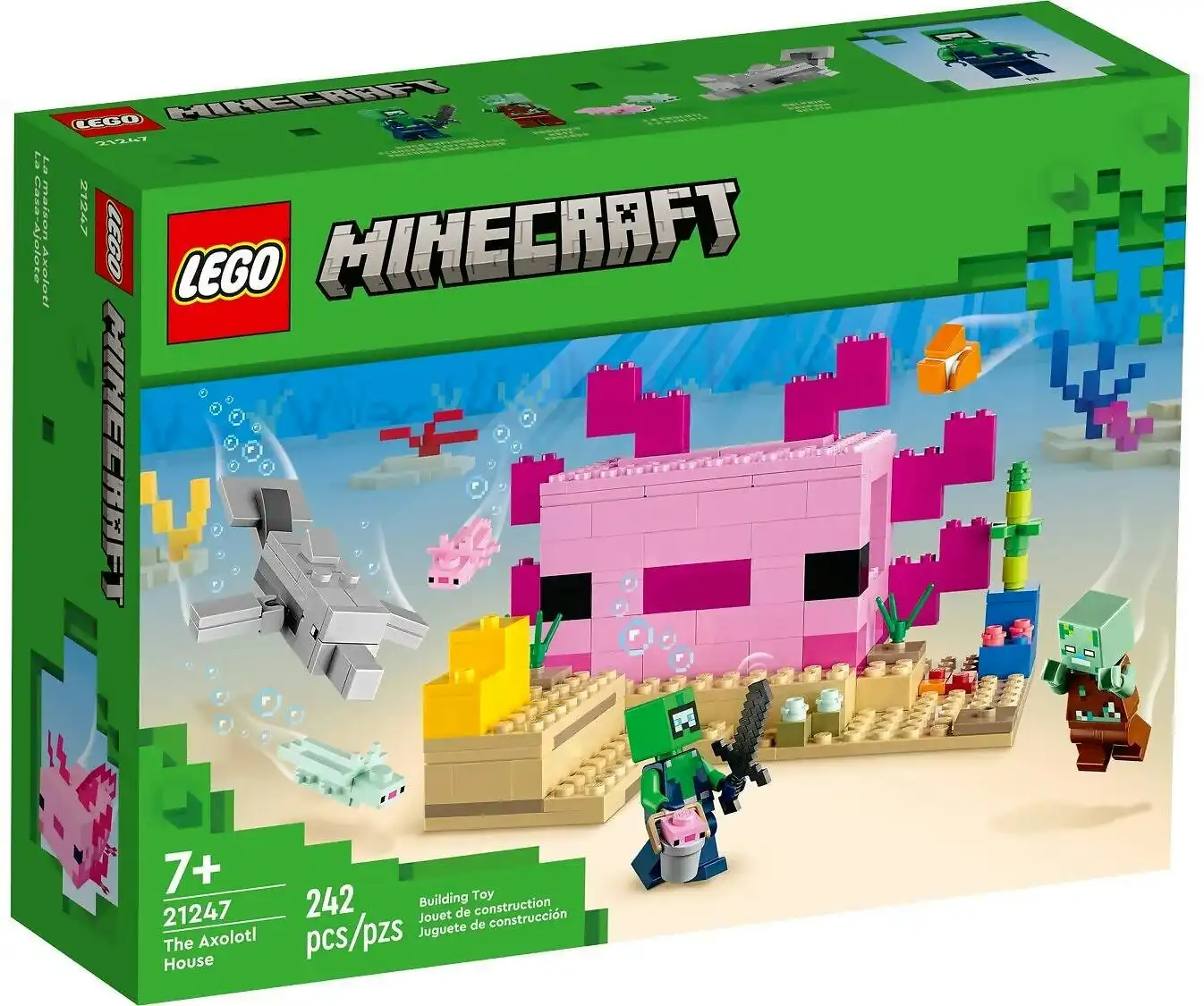 LEGO 21247 The Axolotl House - Minecraft