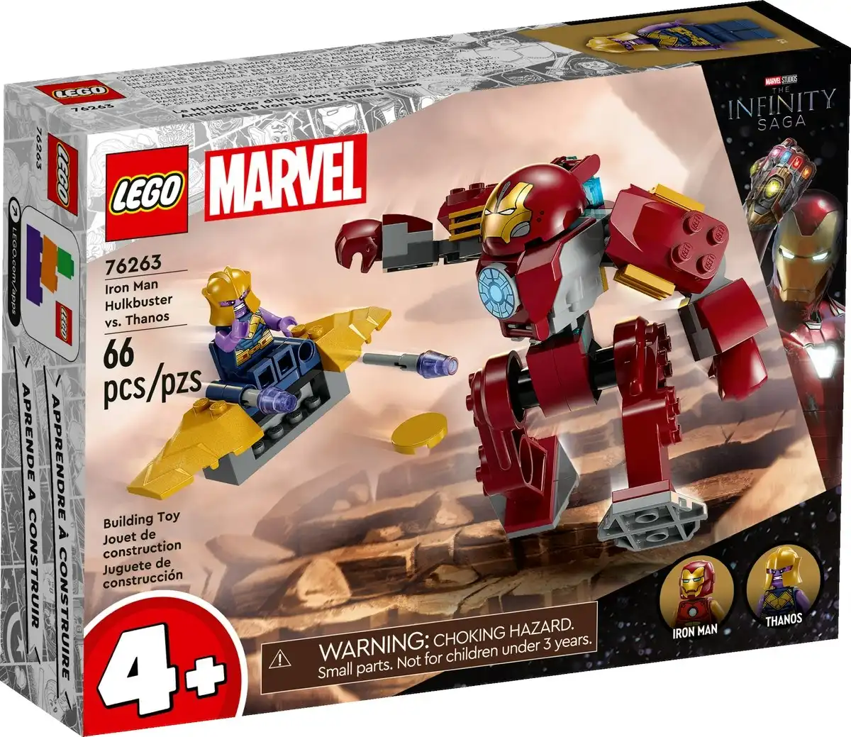 LEGO 76263 Iron Man Hulkbuster vs. Thanos - Marvel Super Heroes