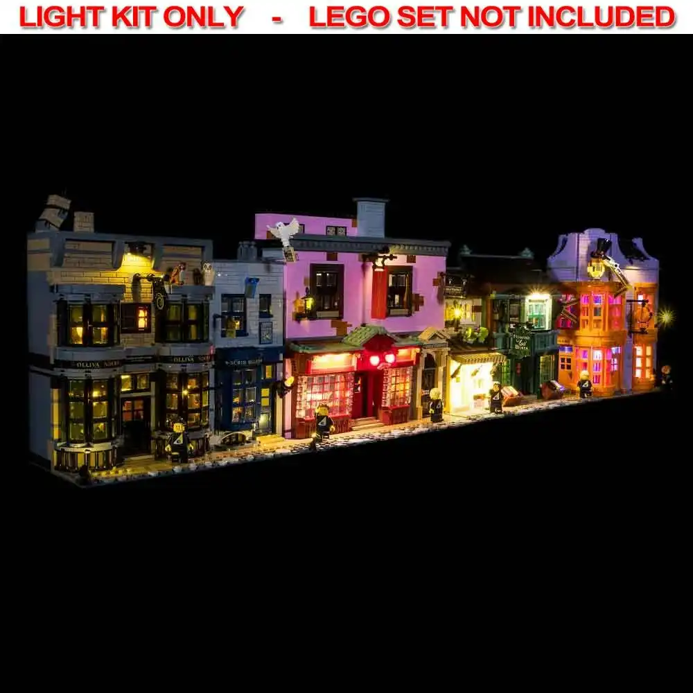 Light My Bricks - LIGHT KIT for LEGO Diagon Alley 75978