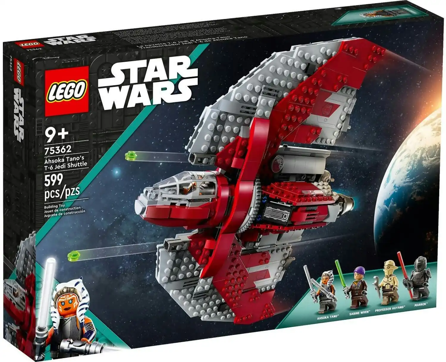 LEGO 75362 Ahsoka Tano's T-6 Jedi Shuttle - Star Wars Tm