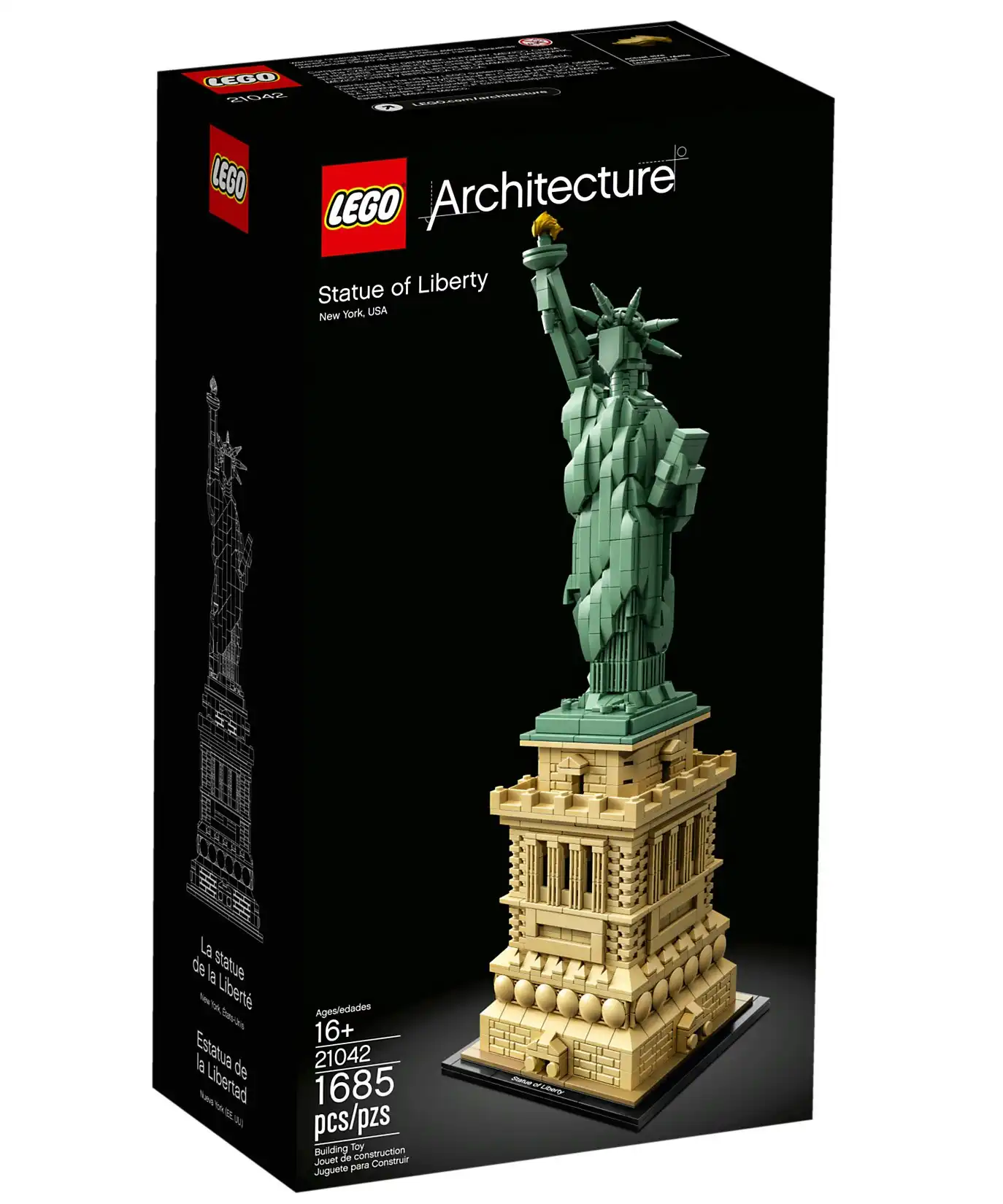 LEGO 21042 Statue of Liberty - Architecture